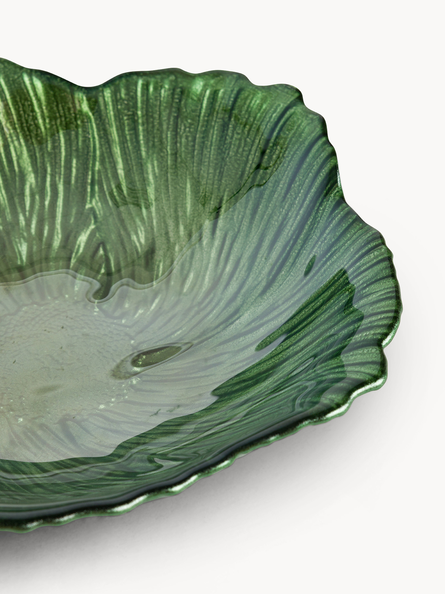 Coppetta in vetro a forma fiore