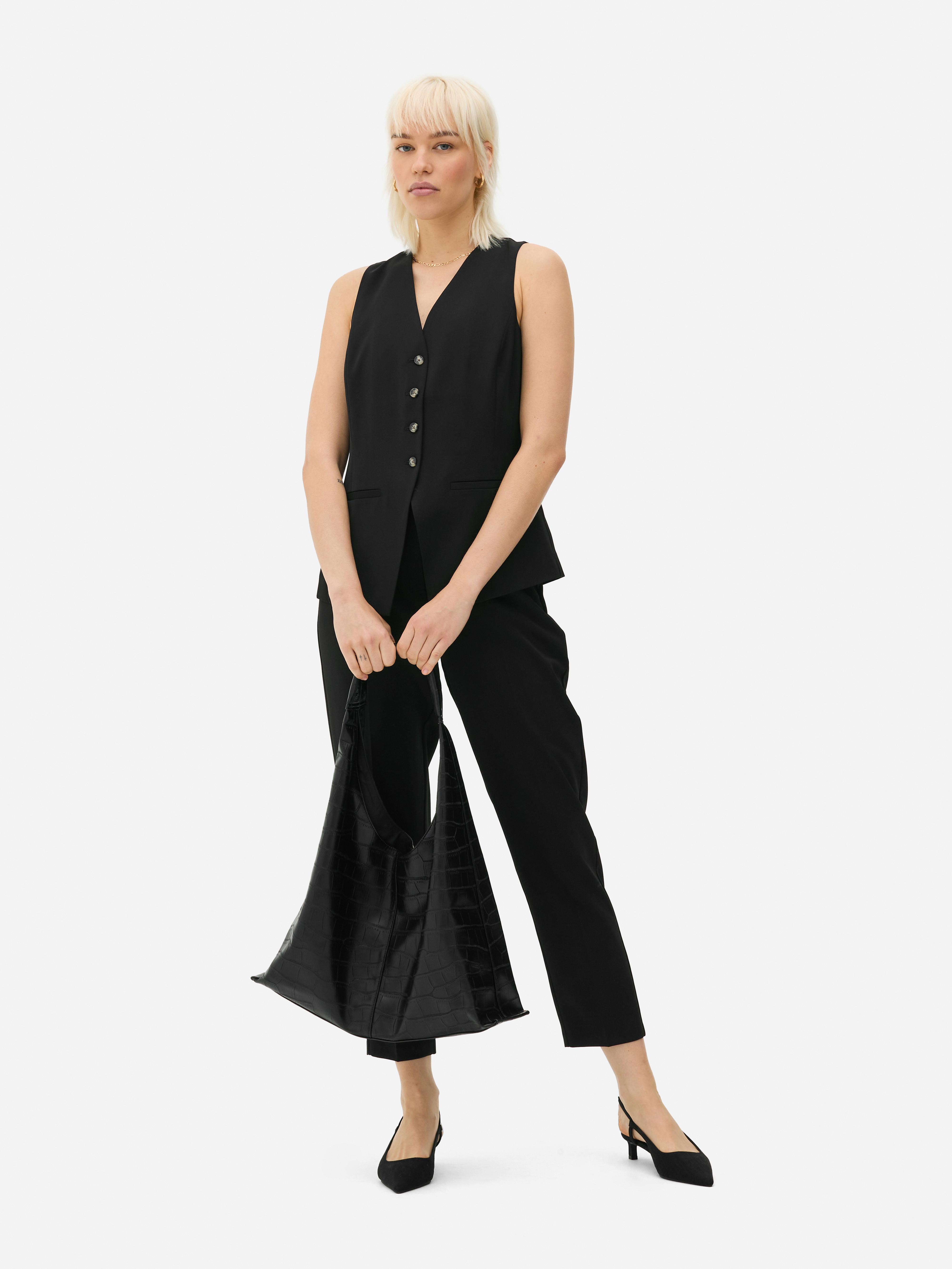 V-Neck Longline Waistcoat