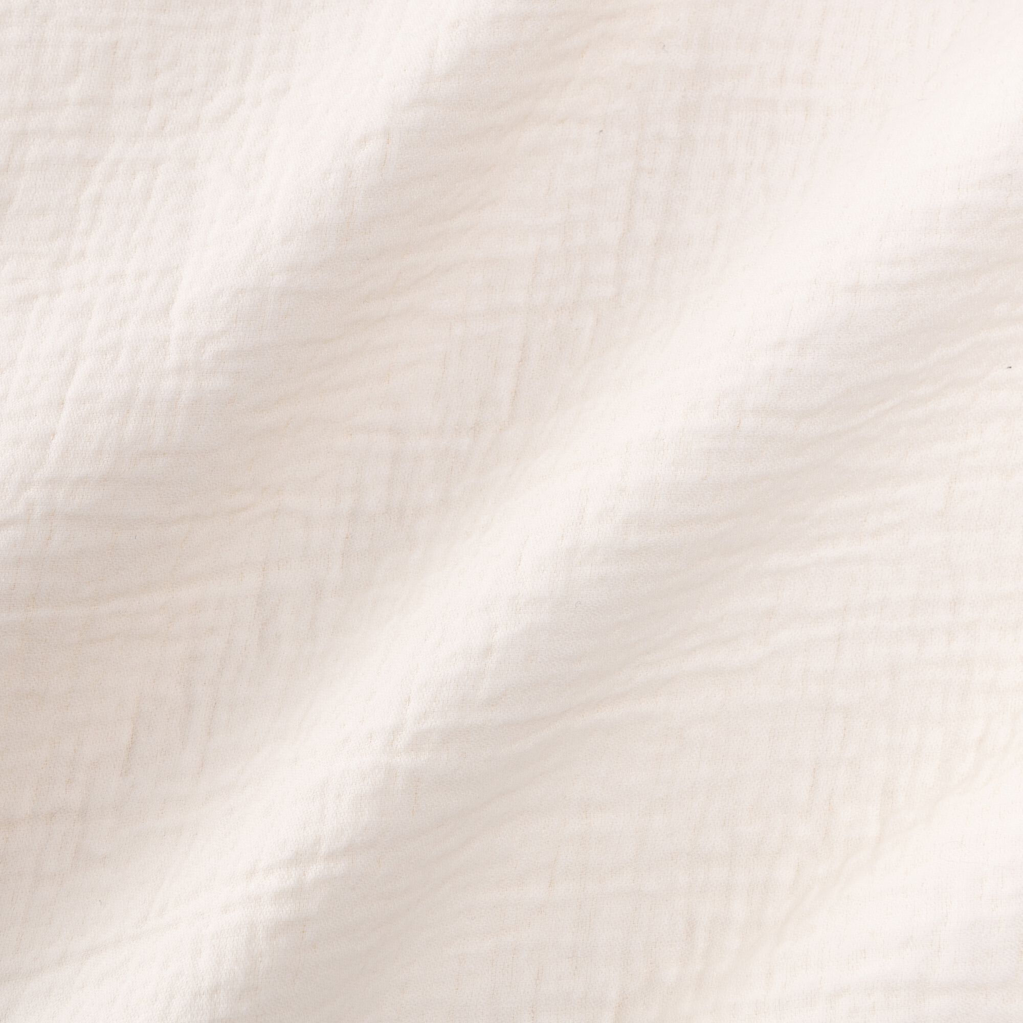 KALI - Couvre-lit en triple gaze de coton 180x230cm - blanc ventoux