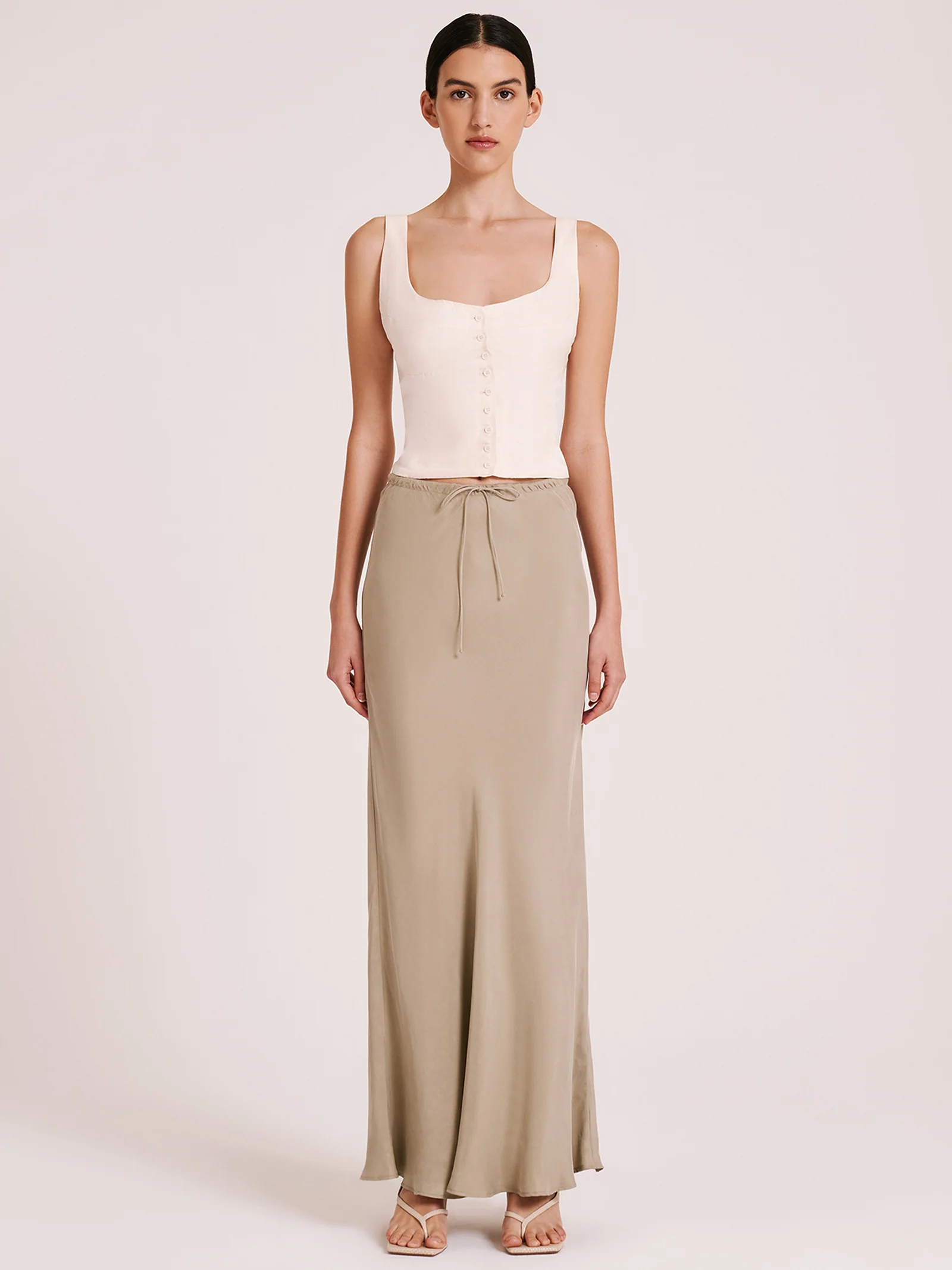 Lea Cupro Skirt