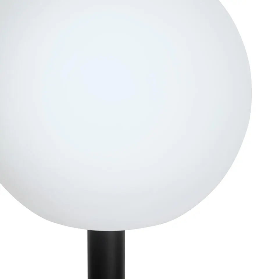 Qazqa solar lamp ludger wit ge?ntegreerde led