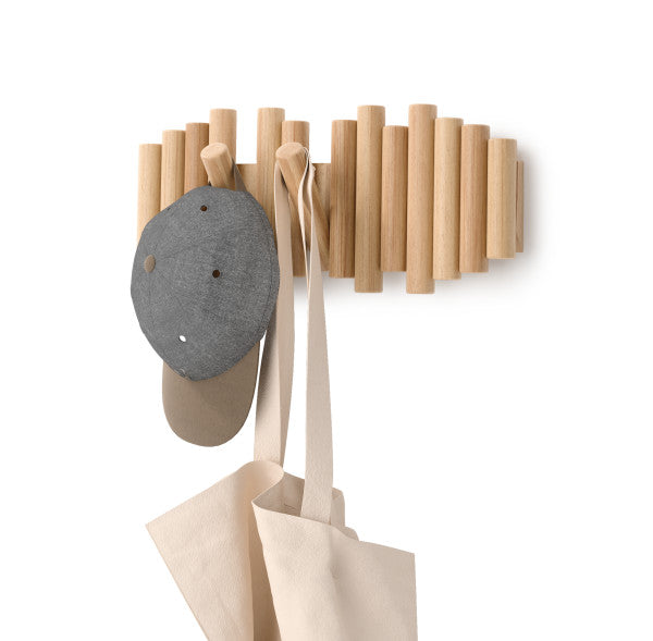 Umbra wandkapstok (5) Picket - 38 x 17 x 4 cm - Naturel