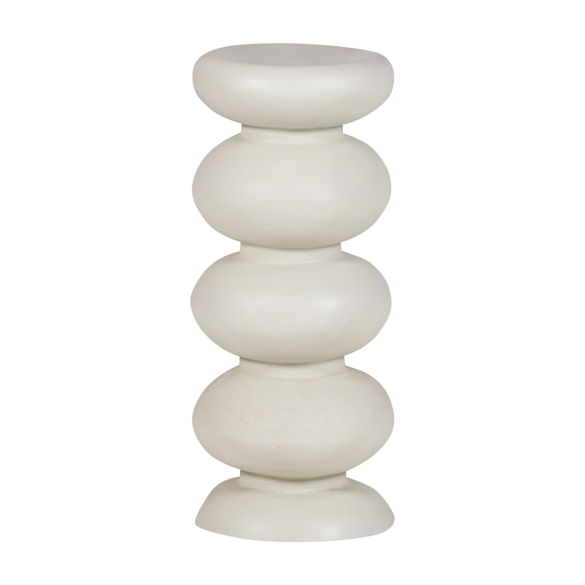 WOOOD bijzettafel Brilo - Metaal - Creme - 69x29x29