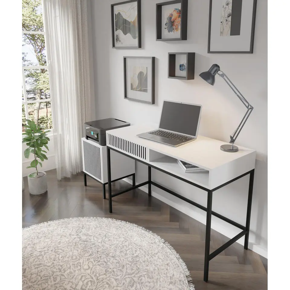 Ravenna Kaptafel - Zwart - Metaal