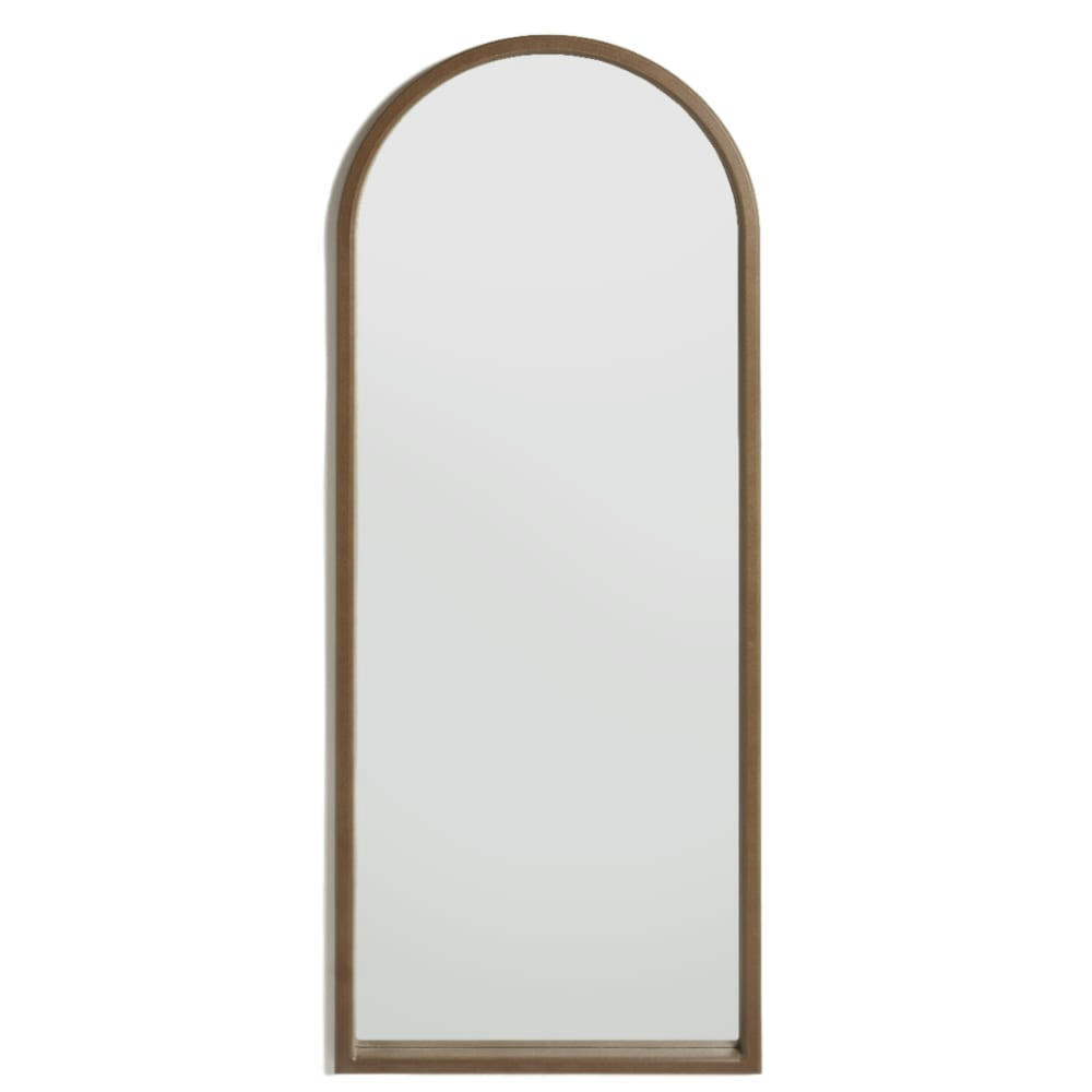 KATIA - Miroir sur pied en forme d’arc en couleur naturel