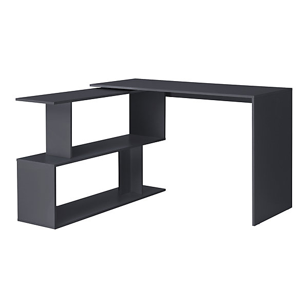 Bureau Gigogne Arendal 77 x 120 x 50 cm Gris Foncé en.casa