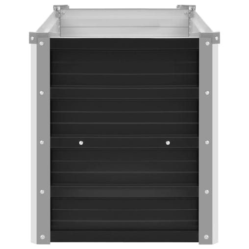 NNEVL Garden Raised Bed Anthracite 100x40x45 cm Galvanised Steel