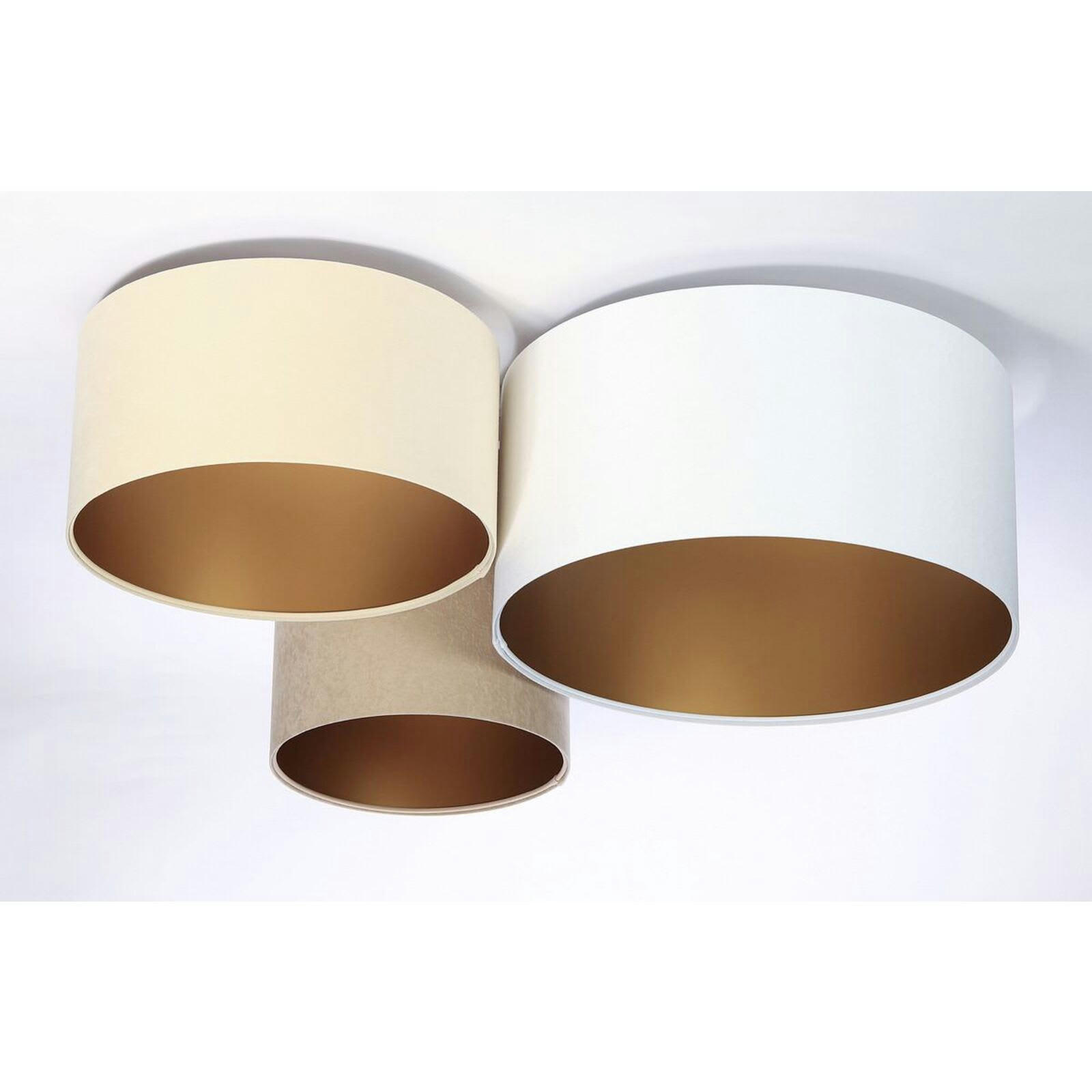 TRIO - Plafonnier Tissu Beige
