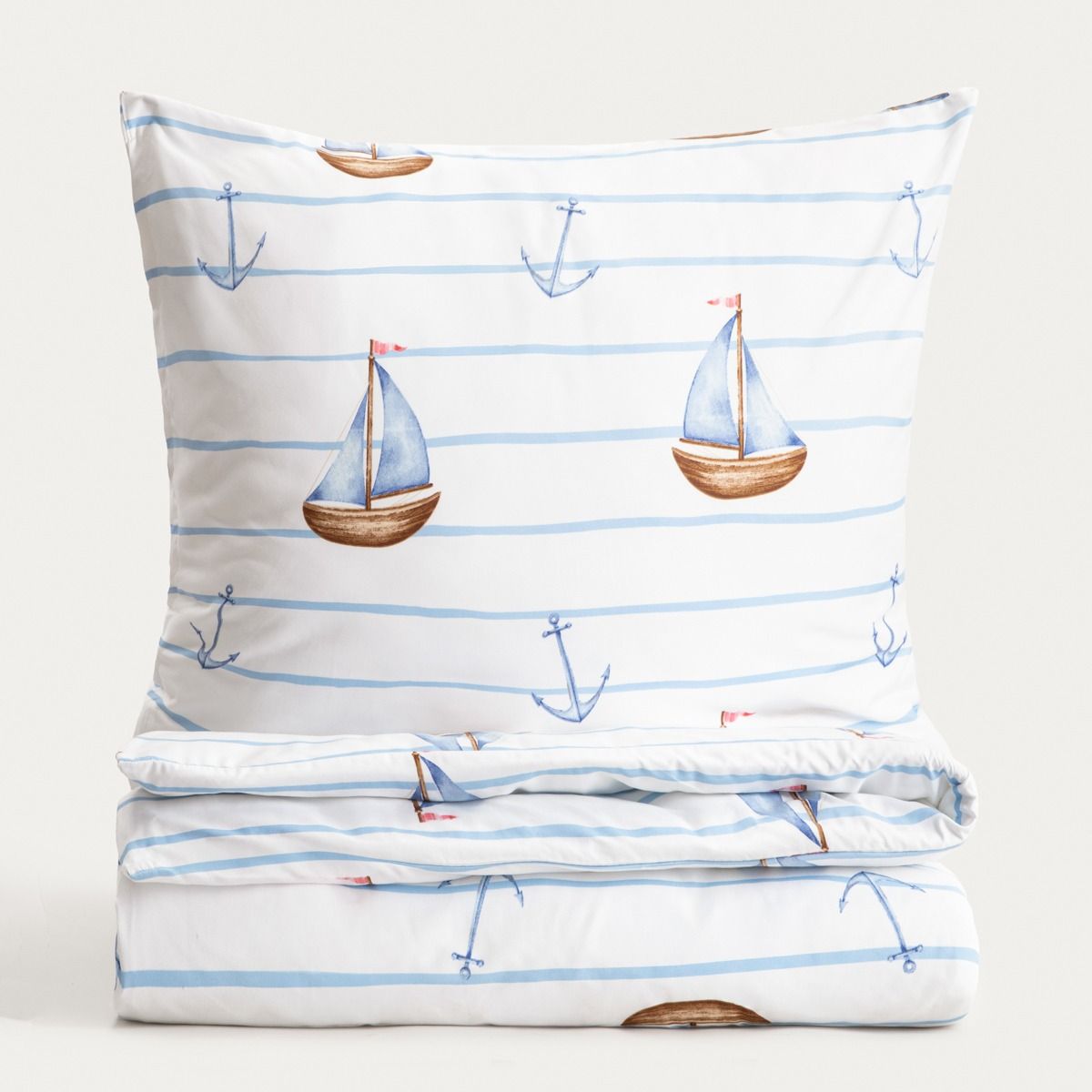 Pościel EC ISLA z mikrofibry w żaglówki 140x200   1*70x80 cm