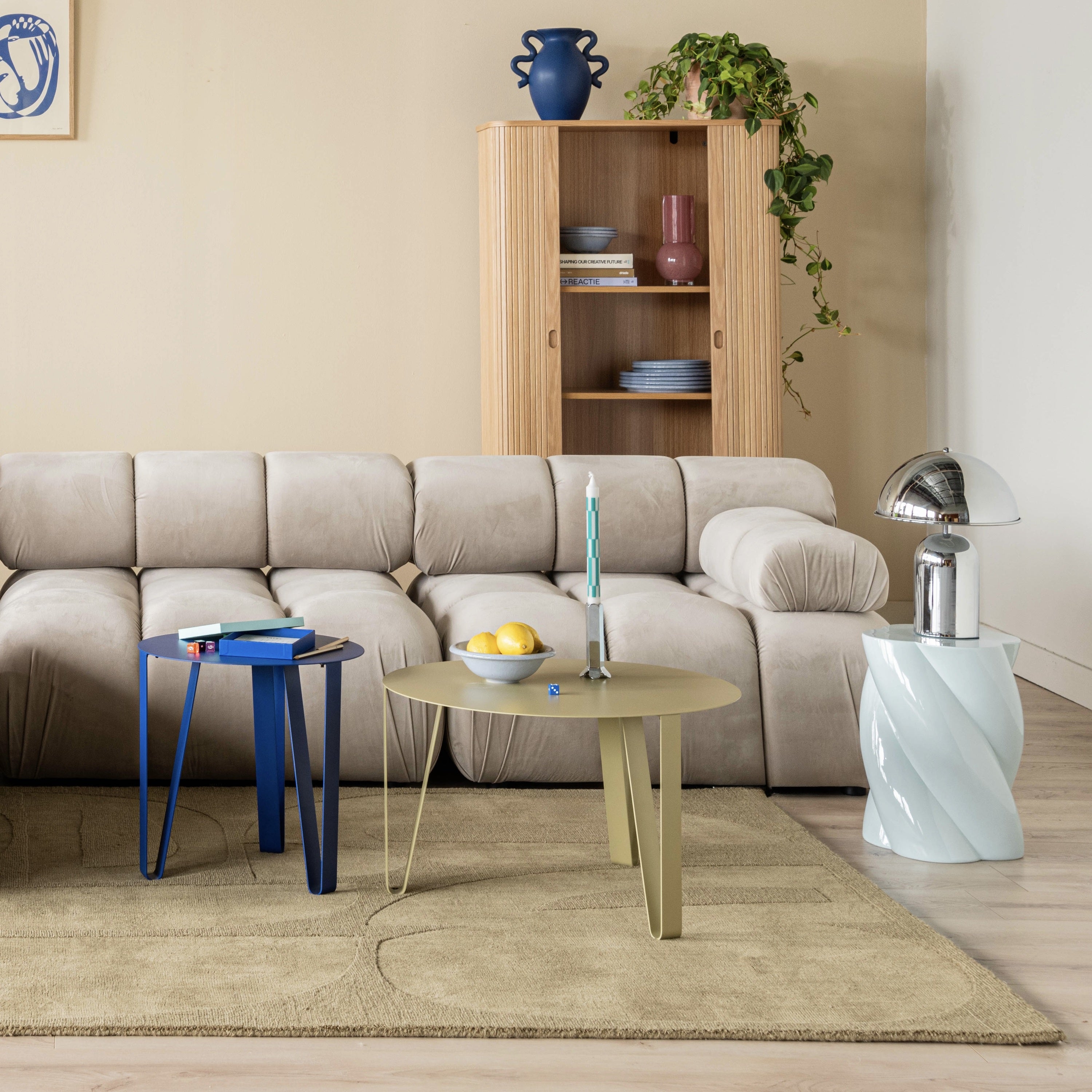 by fonQ Reform Vloerkleed 200 x 290 cm - Dusty Green