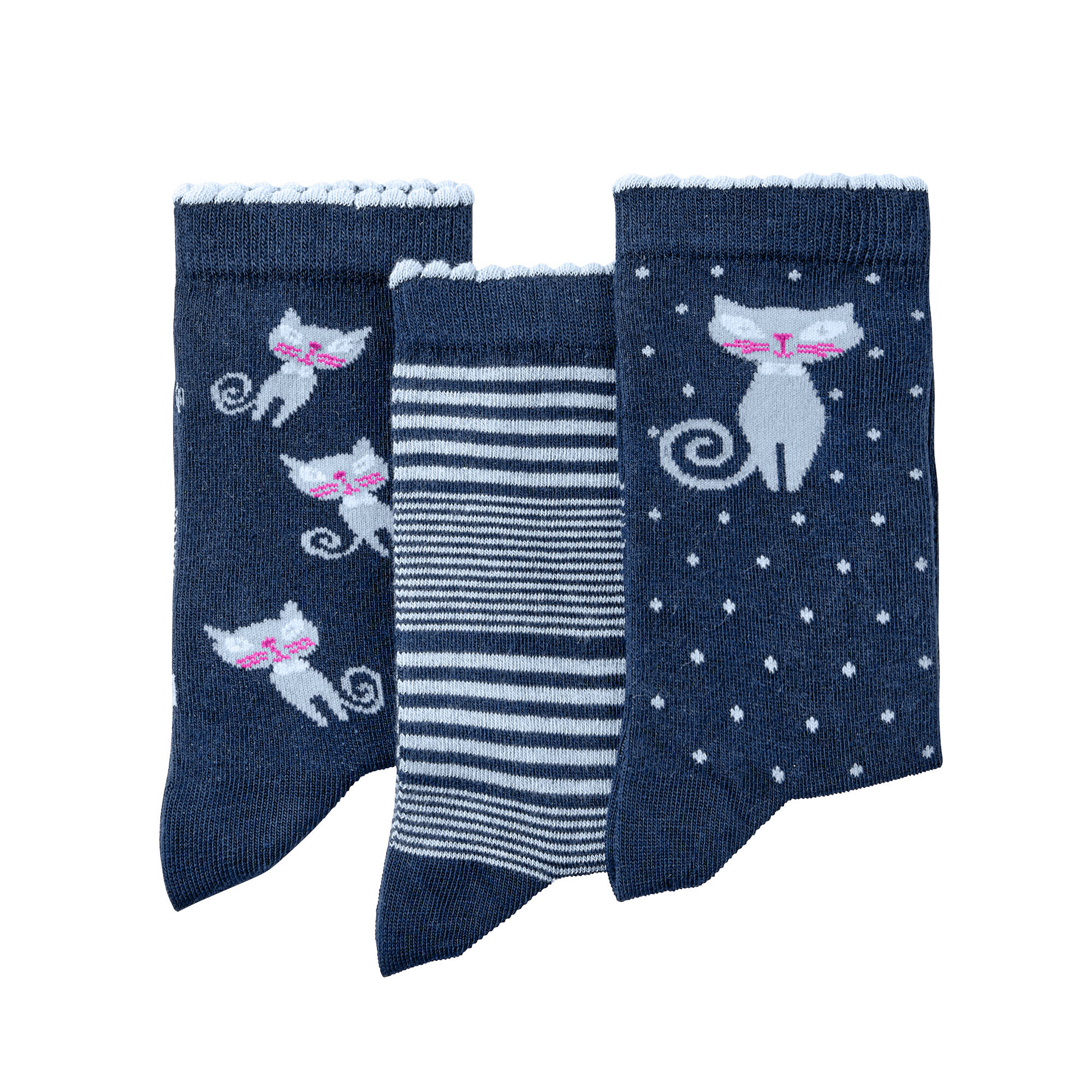 Chaussette fantaisie - lot de 3 paires