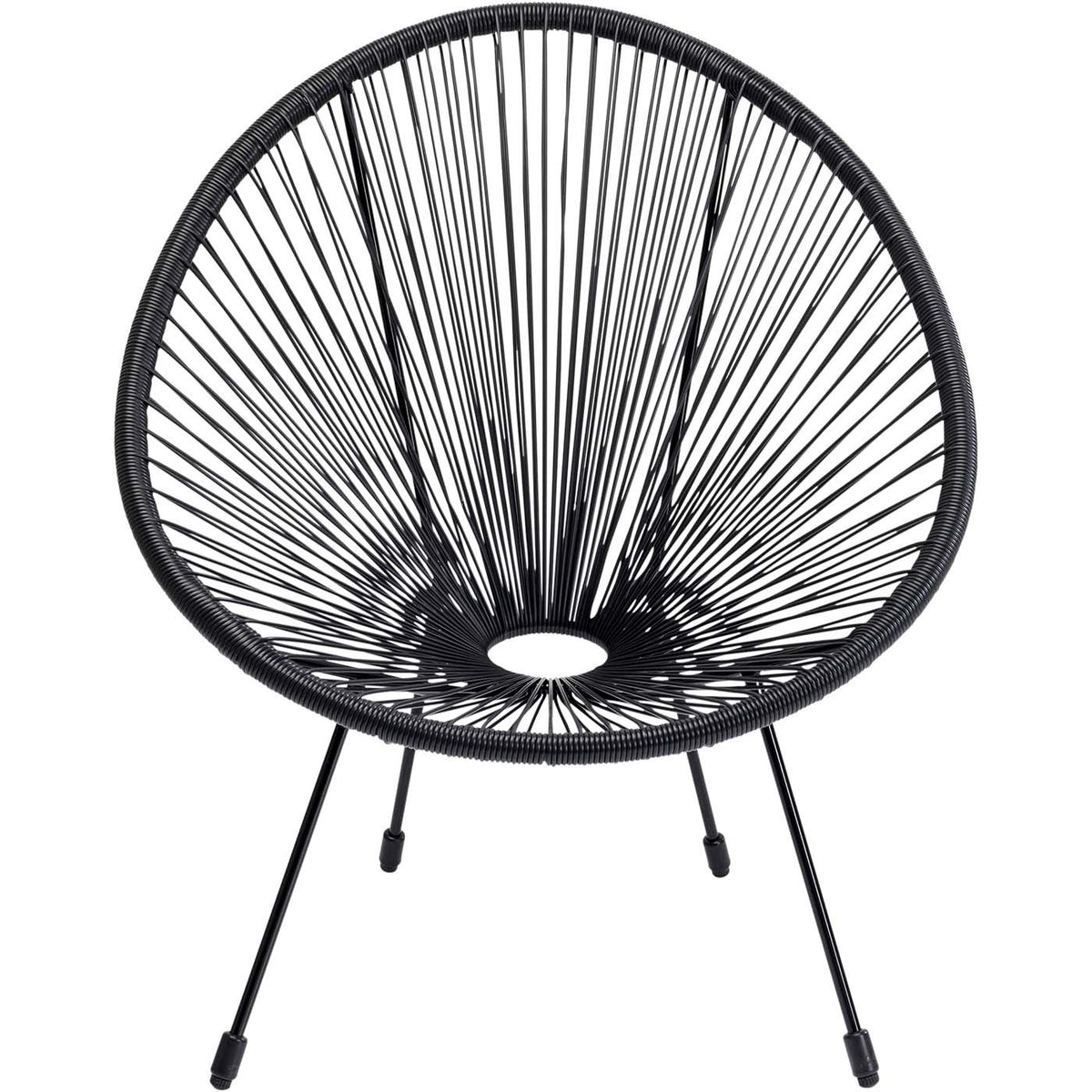 Kare Design Tuinfauteuil Acapulco Mono zwart
