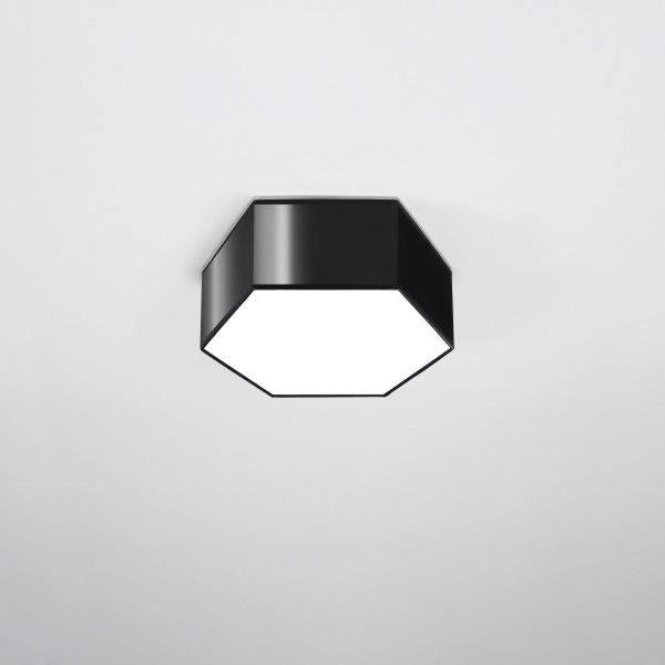 Plafon HALVOY czarny 2xE27x15W wym:11,5x30,5x26,5cm IP20 Pure Lume
