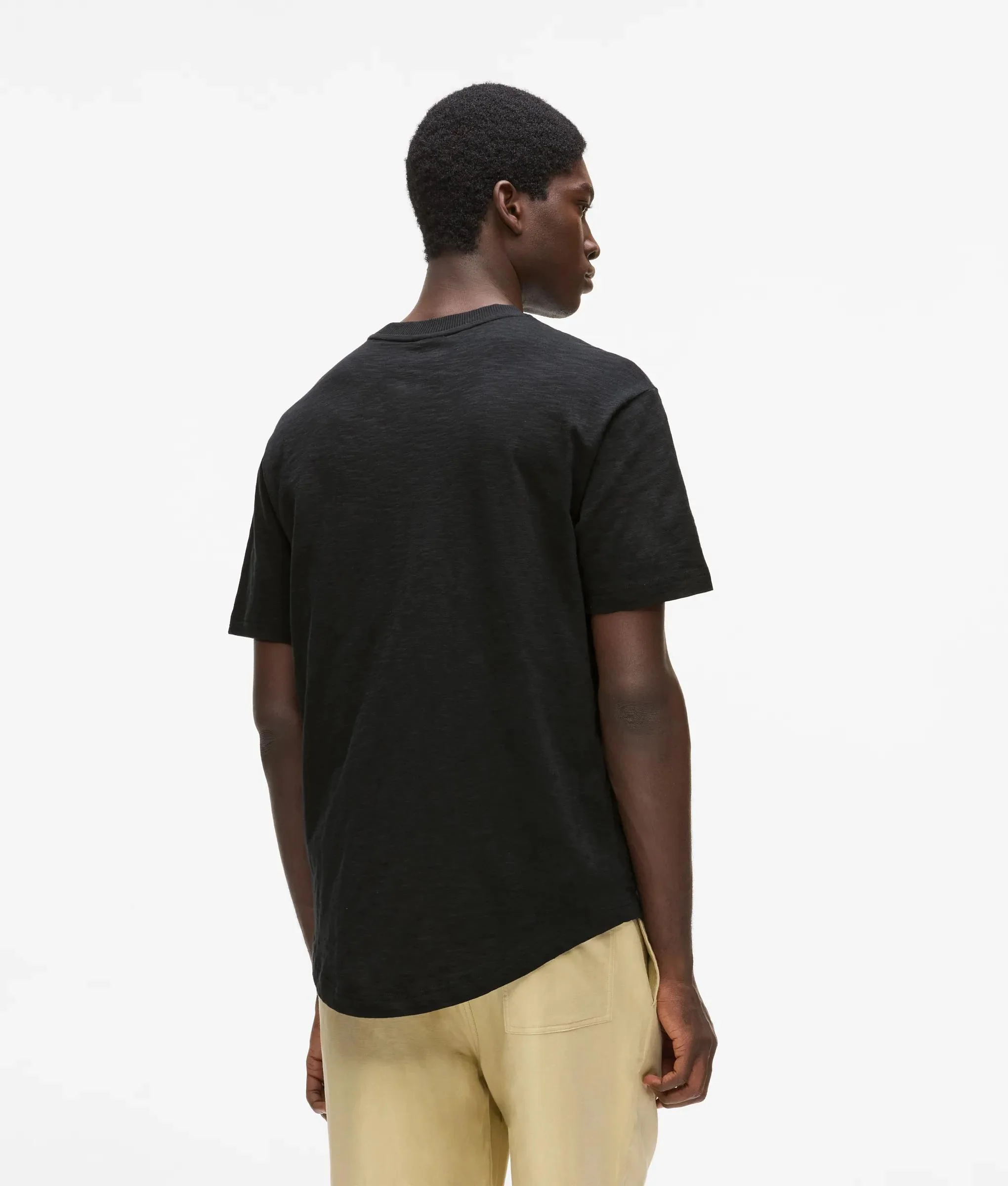 T-shirt avec ourlet arrondi