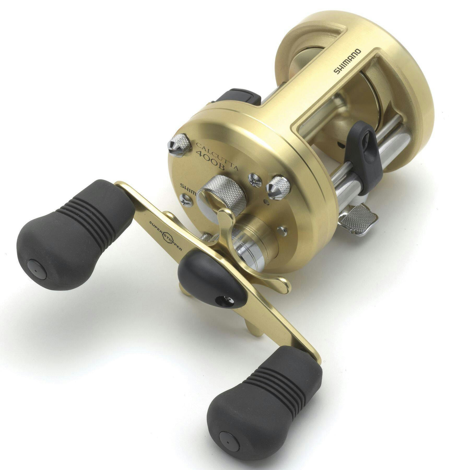 Shimano Calcutta B CT400B Level Wind Baitcast Fishing Reel, Variable Brake System, Right Hand