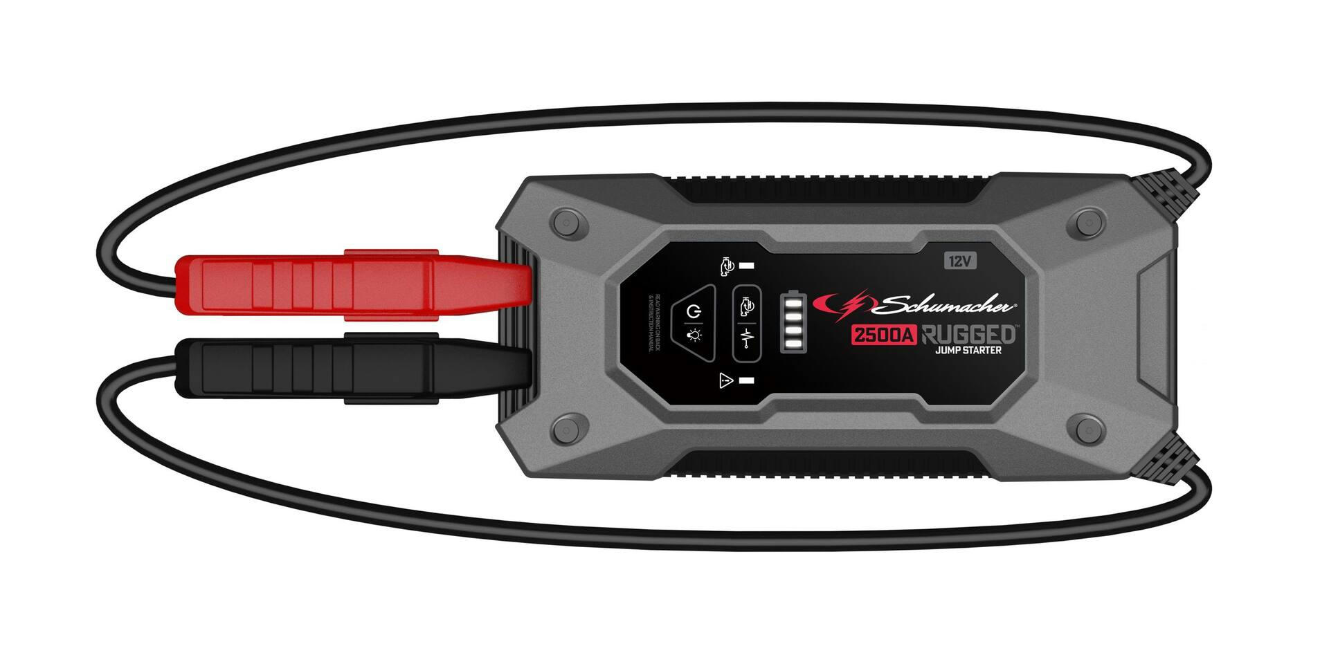 Schumacher 2500A SL1596 Lithium Rugged Jump Starter and USB Power Source