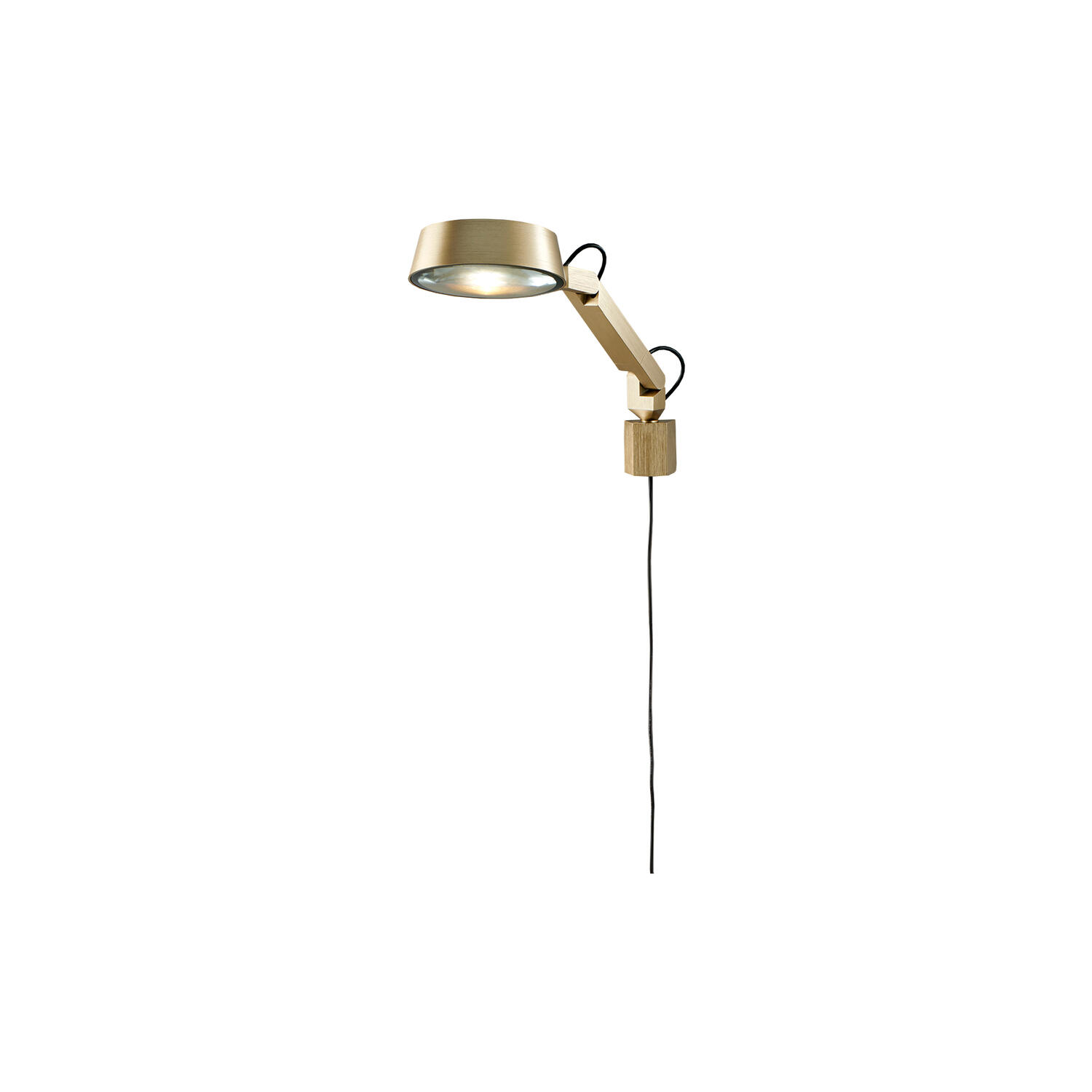 DARK W1 v&aelig;glampe, brass