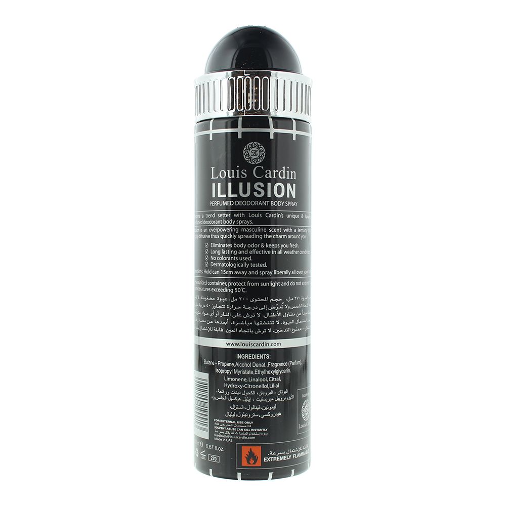 Louis Cardin Illusion Deodorant Spray 200ml