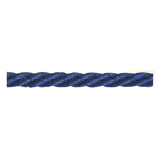 Berisfords Navy Barley Twist Rope by the Metre