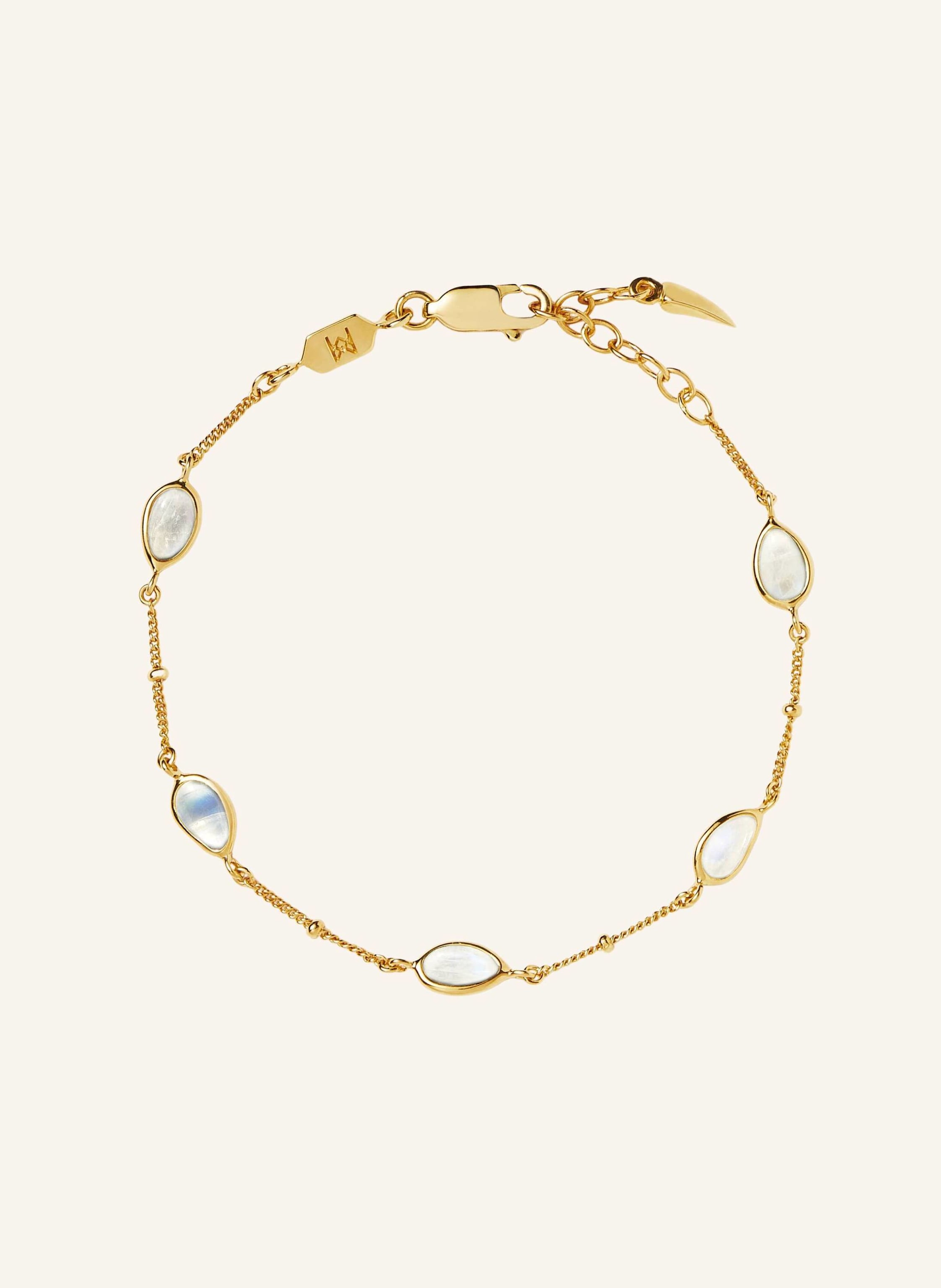 MISSOMA Armbänder MAGMA RAINBOW MOONSTONE BRACELET by GLAMBOU