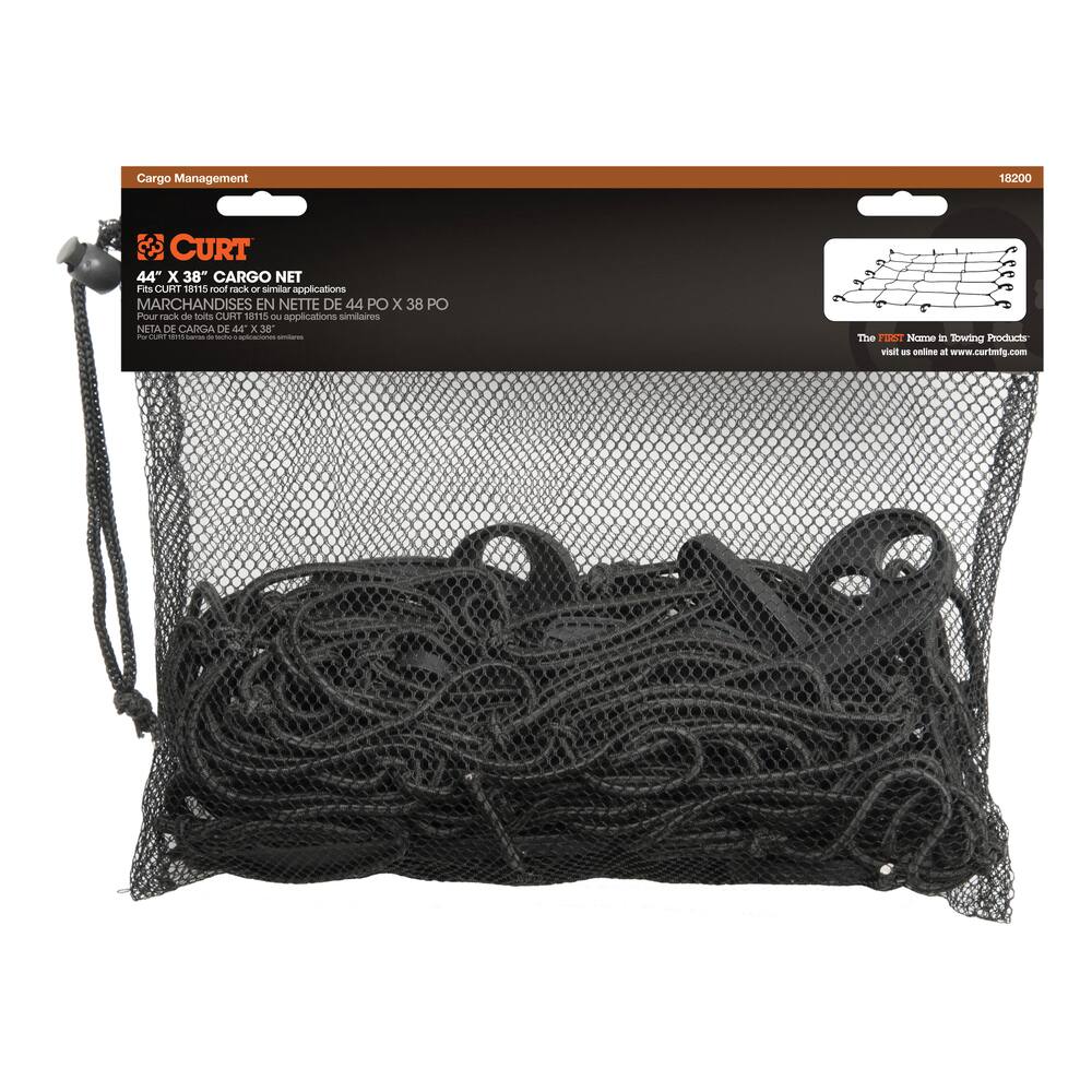 CURT Elastic Cargo Net for Roof Basket