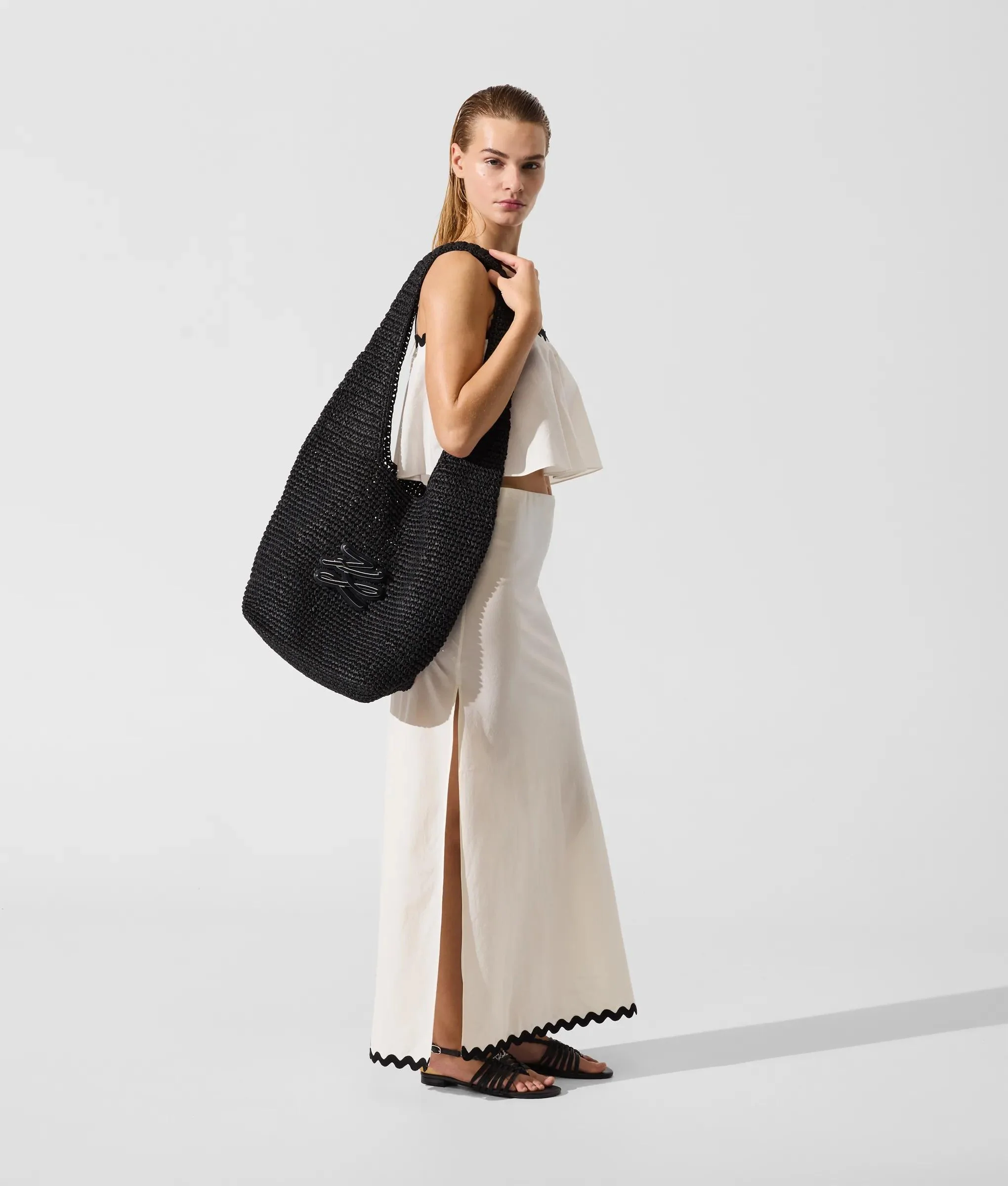 Sac besace en crochet K/Autograph