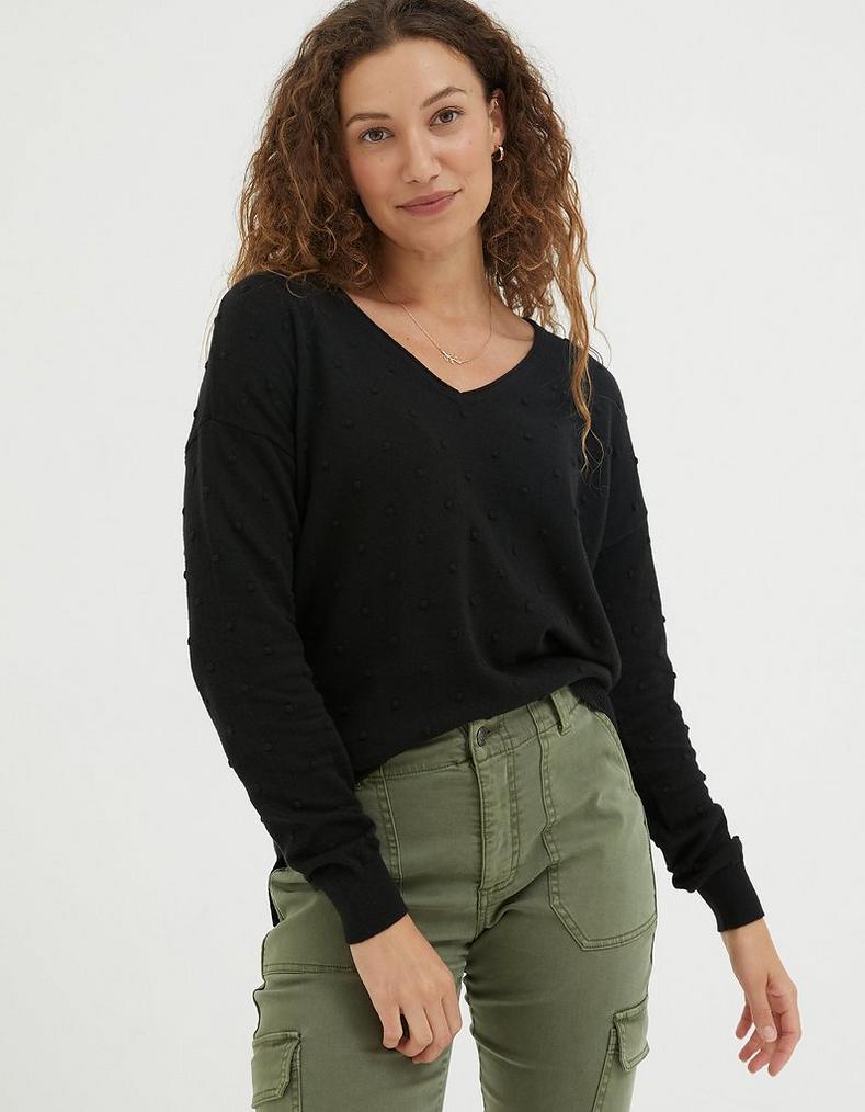 Vonnie Bobble V Neck Jumper