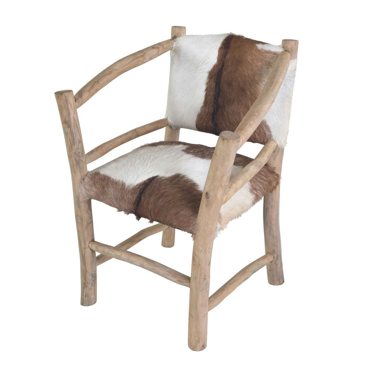 NOLDOR - Fauteuil en peau de chèvre