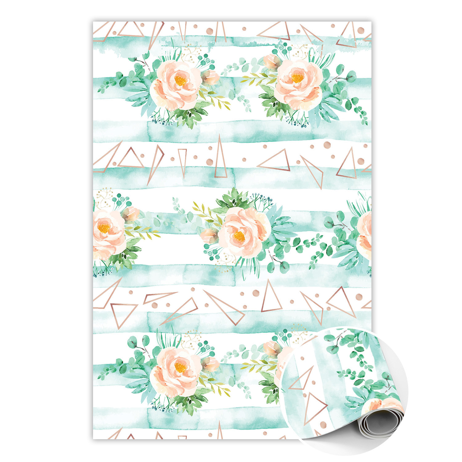 Modny winylowy dywan Abstrakcyjne formy 60 x 90 cm