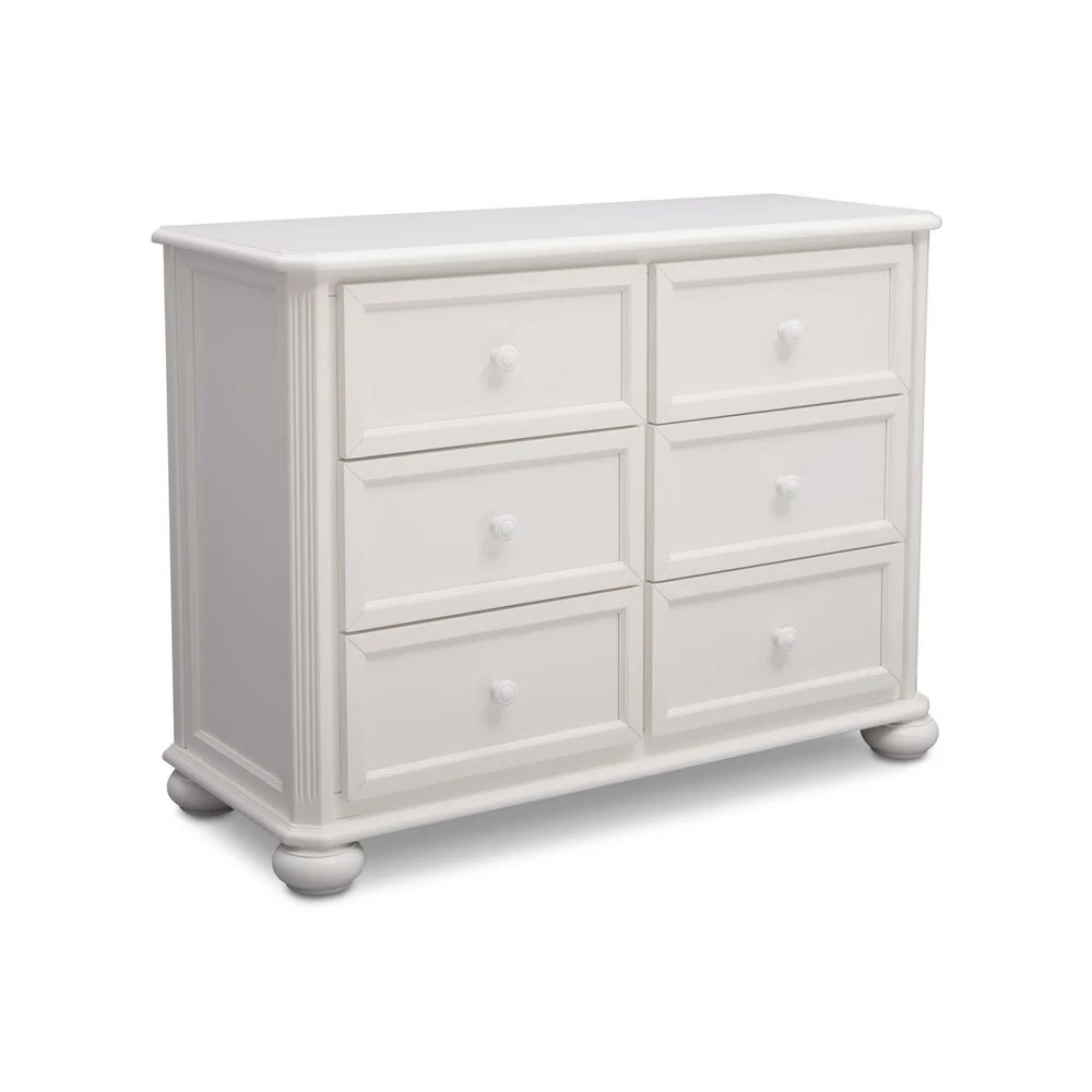 Simmons Kids Peyton 6 Drawer Dresser, Ebony