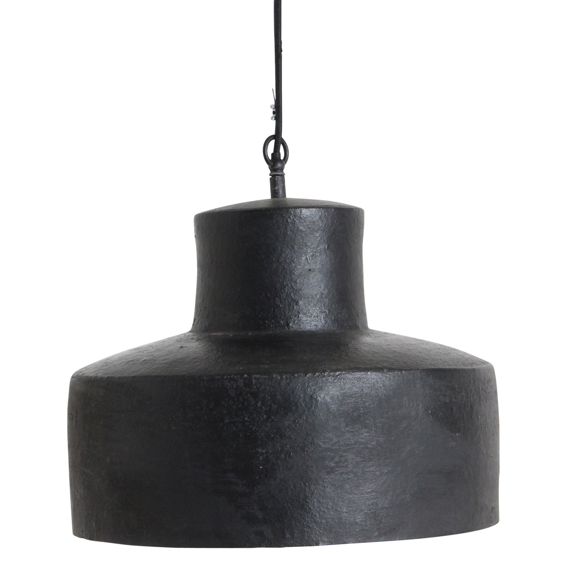 Raw materials hanglamp Terra Salad Bowl - zwart - 38x38x35 cm