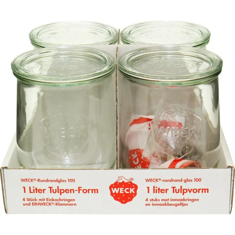 Einmachglas 4-teilig Weck Set