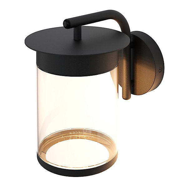 Applique murale Beret LED intégrée 800lm 11W IP44 GoodHome noir