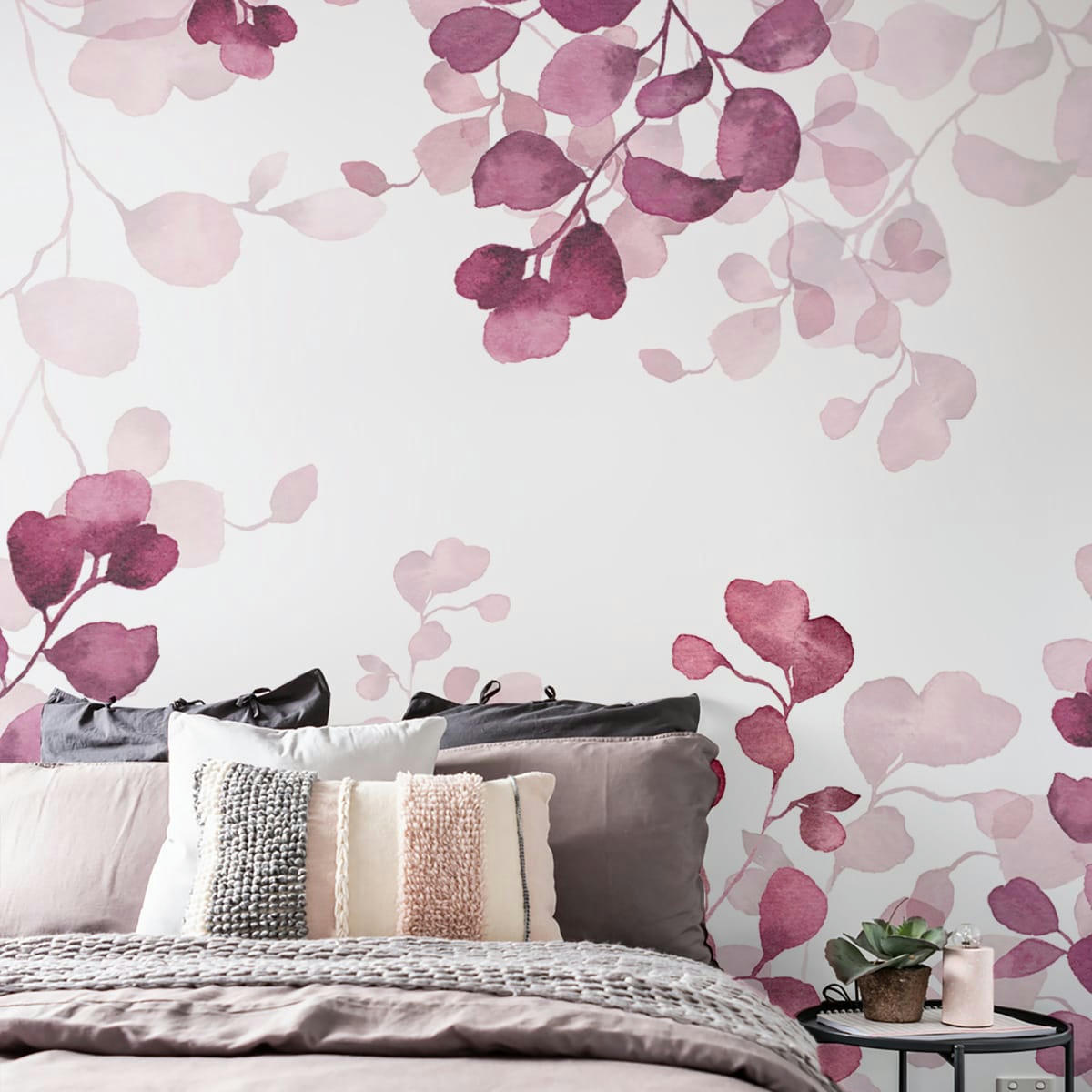 - Papier peint panoramique eucalyptus 340 x 250 cm