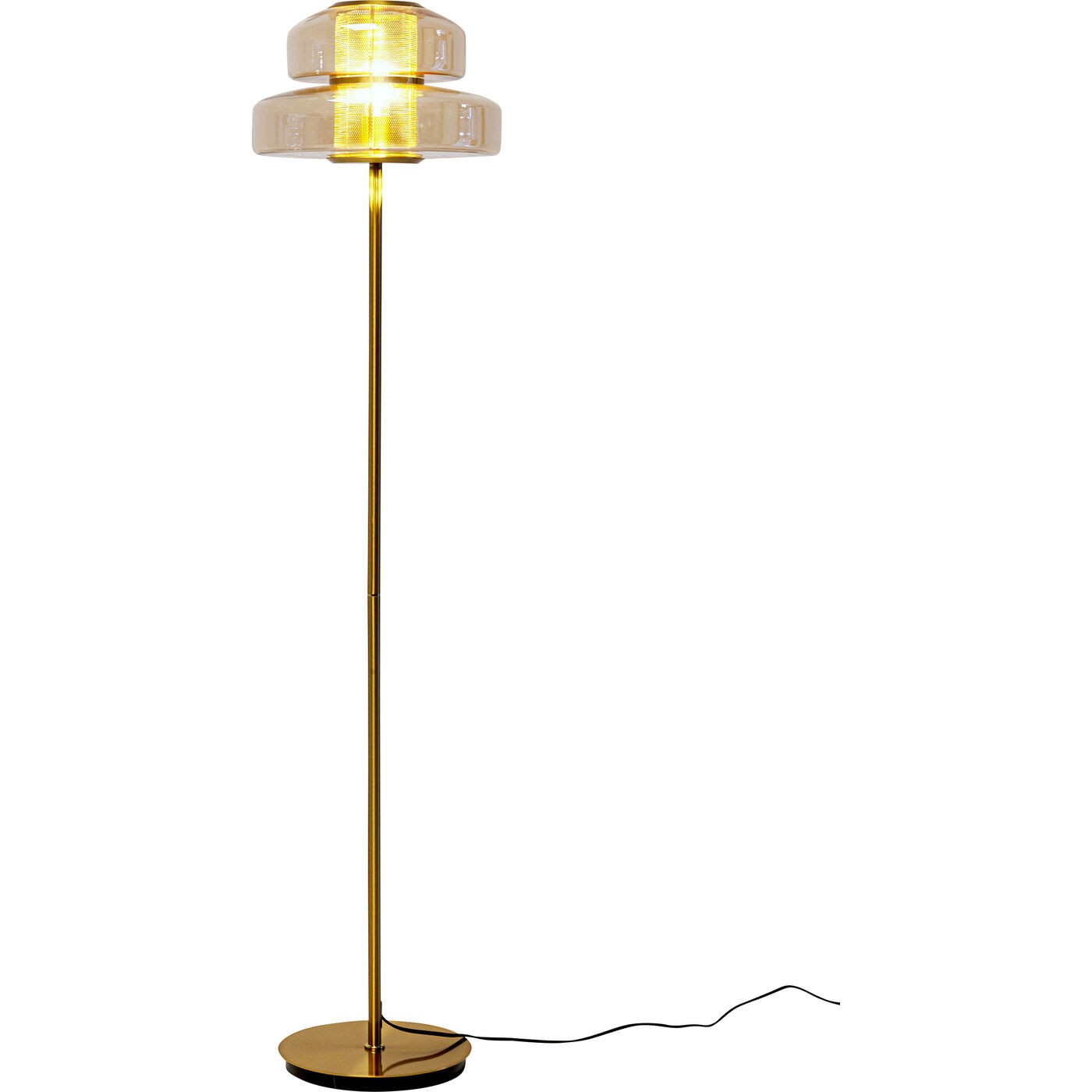 Vloerlamp Arcadia 155cm amber Kare Design