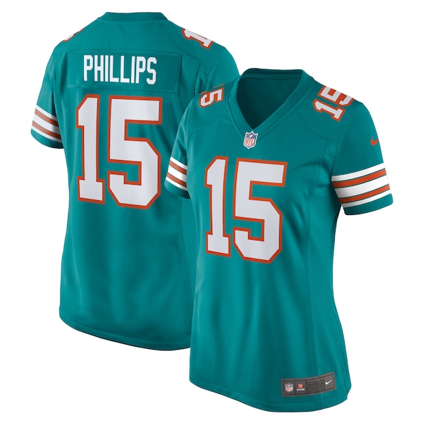 Jaelan Phillips Miami Dolphins Nike Women's Alternate Game Jersey - Aqua