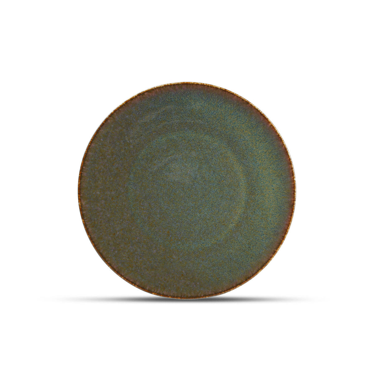 Bonbistro - Plat bord 21cm groen Cirro - Set van 6