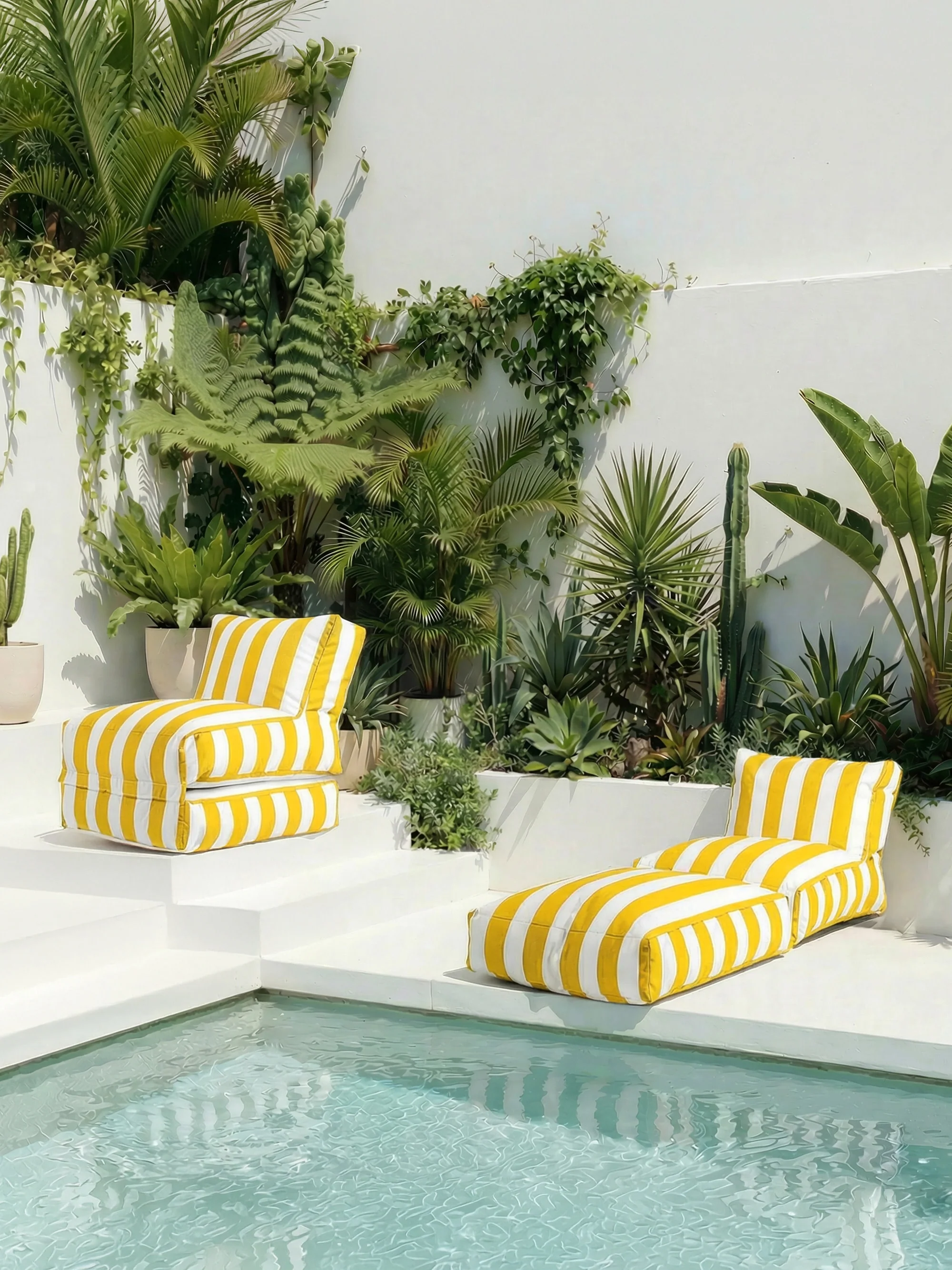 Garten-Liegesack Twist Santorin