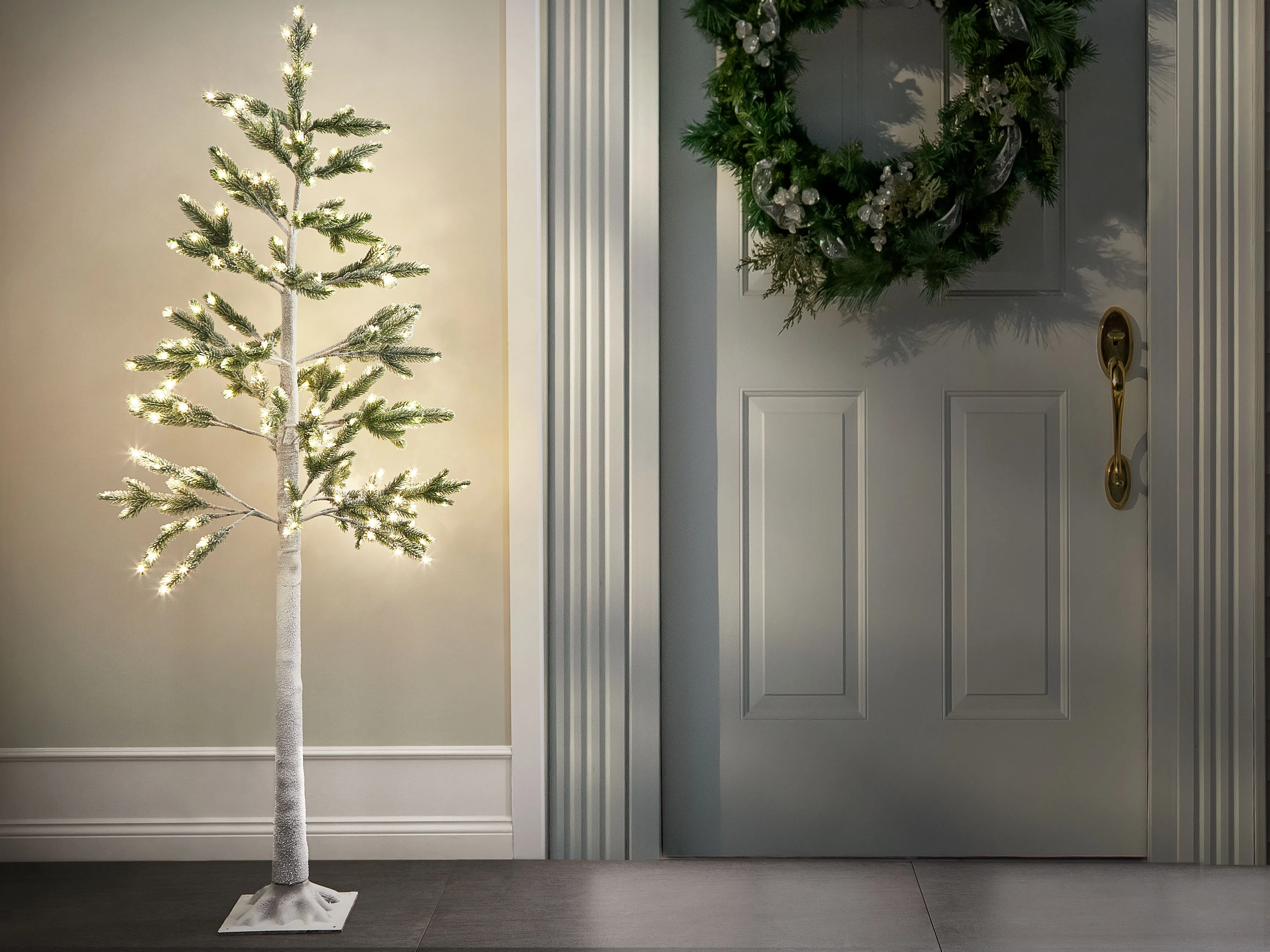 Outdoor Decoration LED ALBIONI Tree 180 cm White