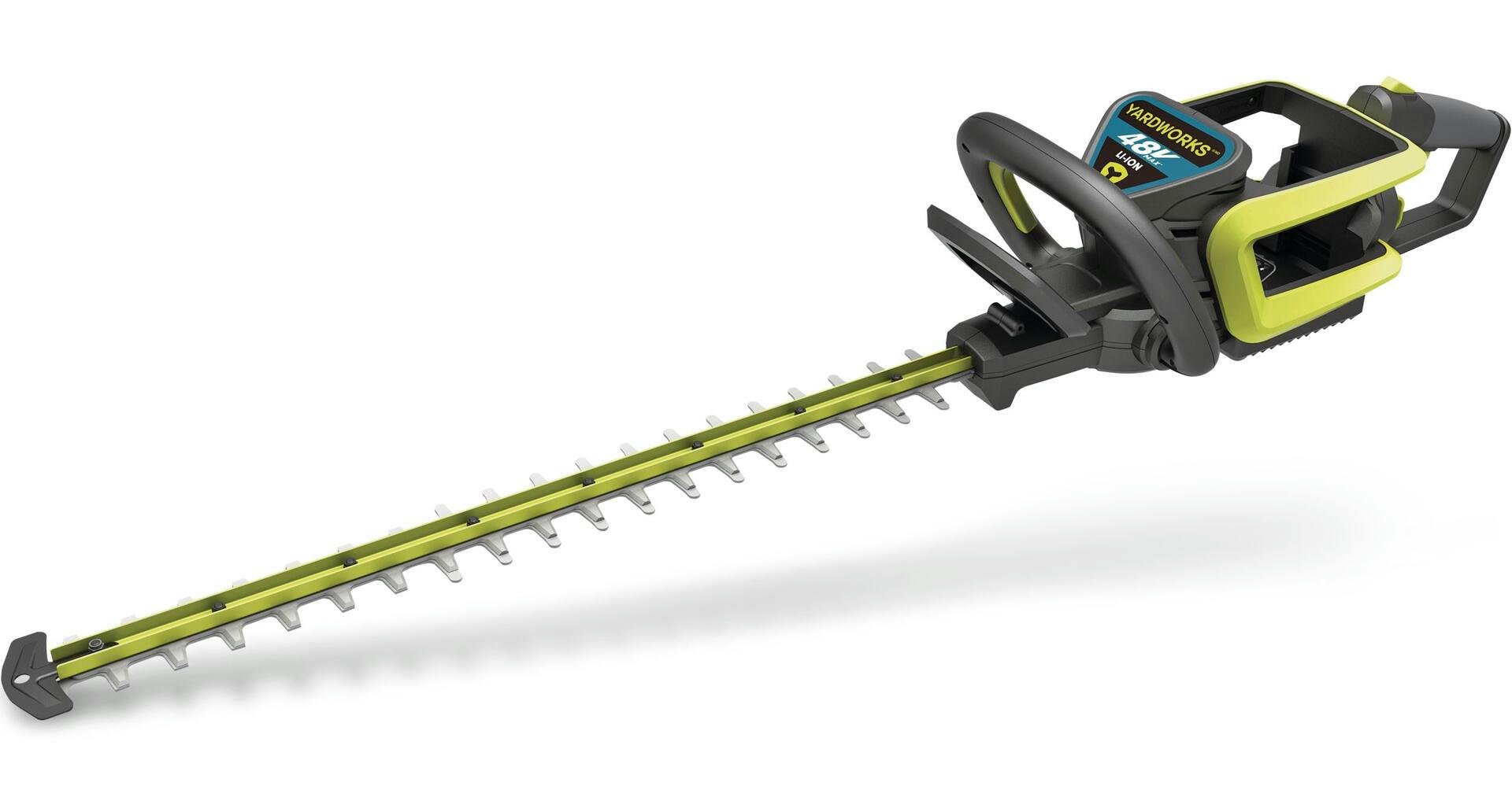 Yardworks 48 V Lithium-ion Cordless Hedge Trimmer, Tool only, 24-in