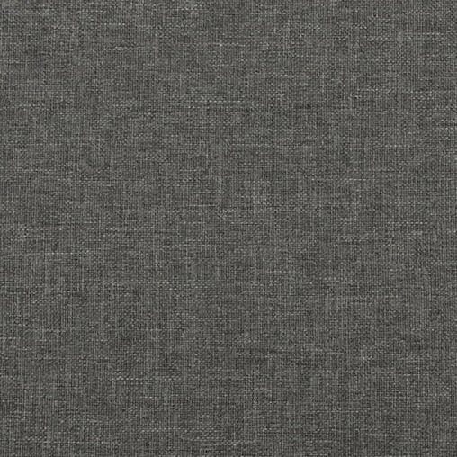 NNEVL Box Spring Bed with Mattress Dark Grey 100x200 cm Fabric