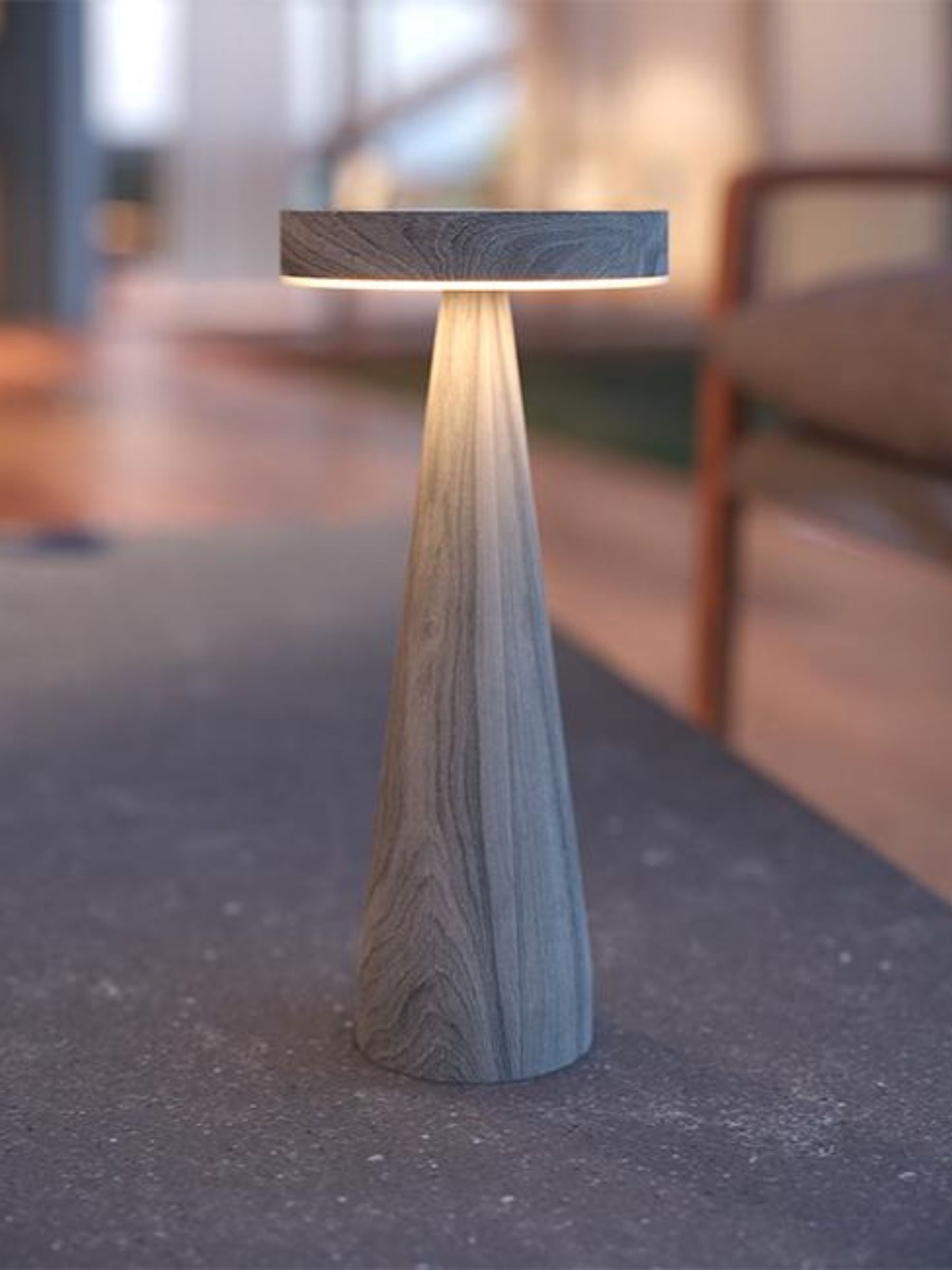 The Solar Centre Warm White Seattle USB Solar Table Light