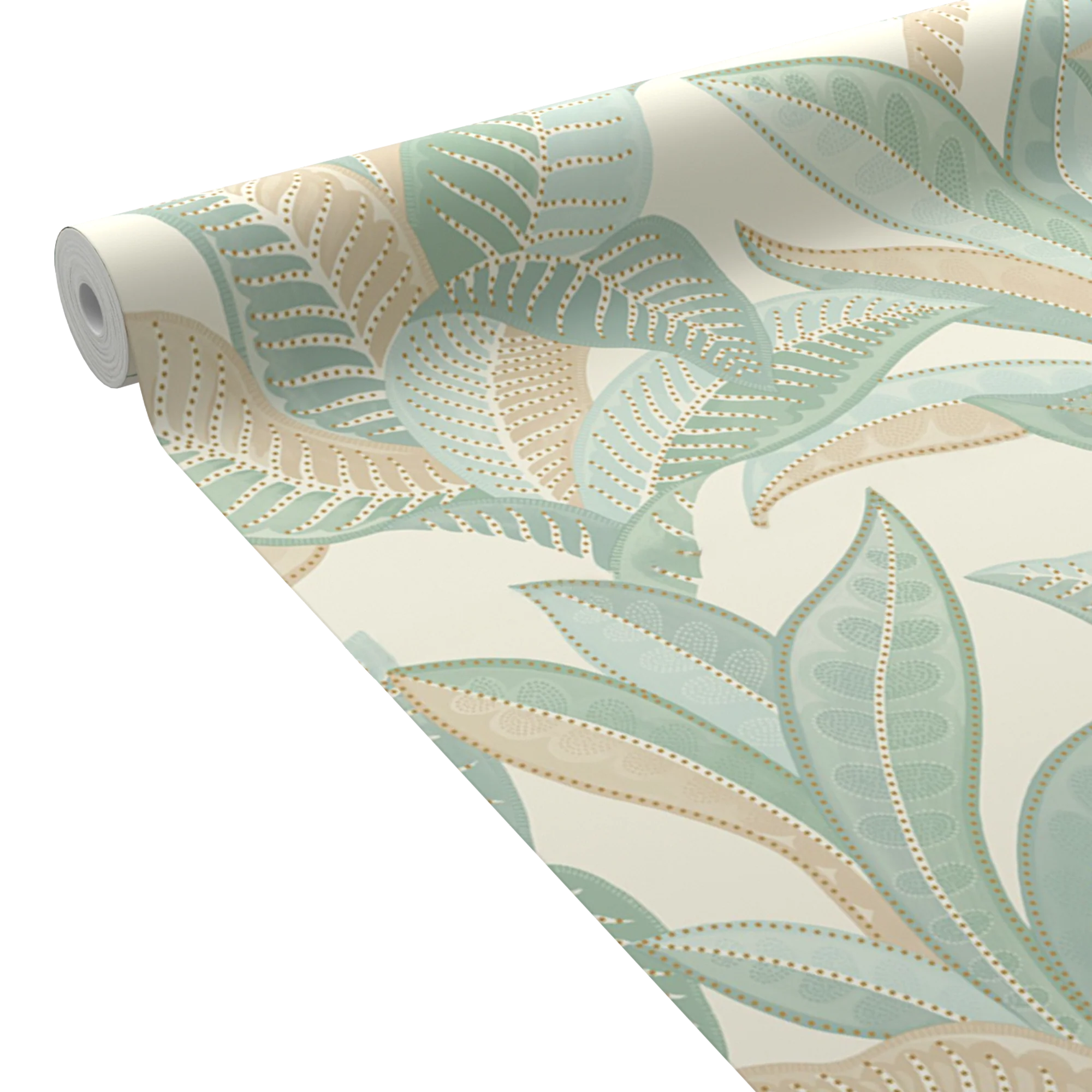 Caselio Papier peint intissé ZEPHYR bleu aqua et nude