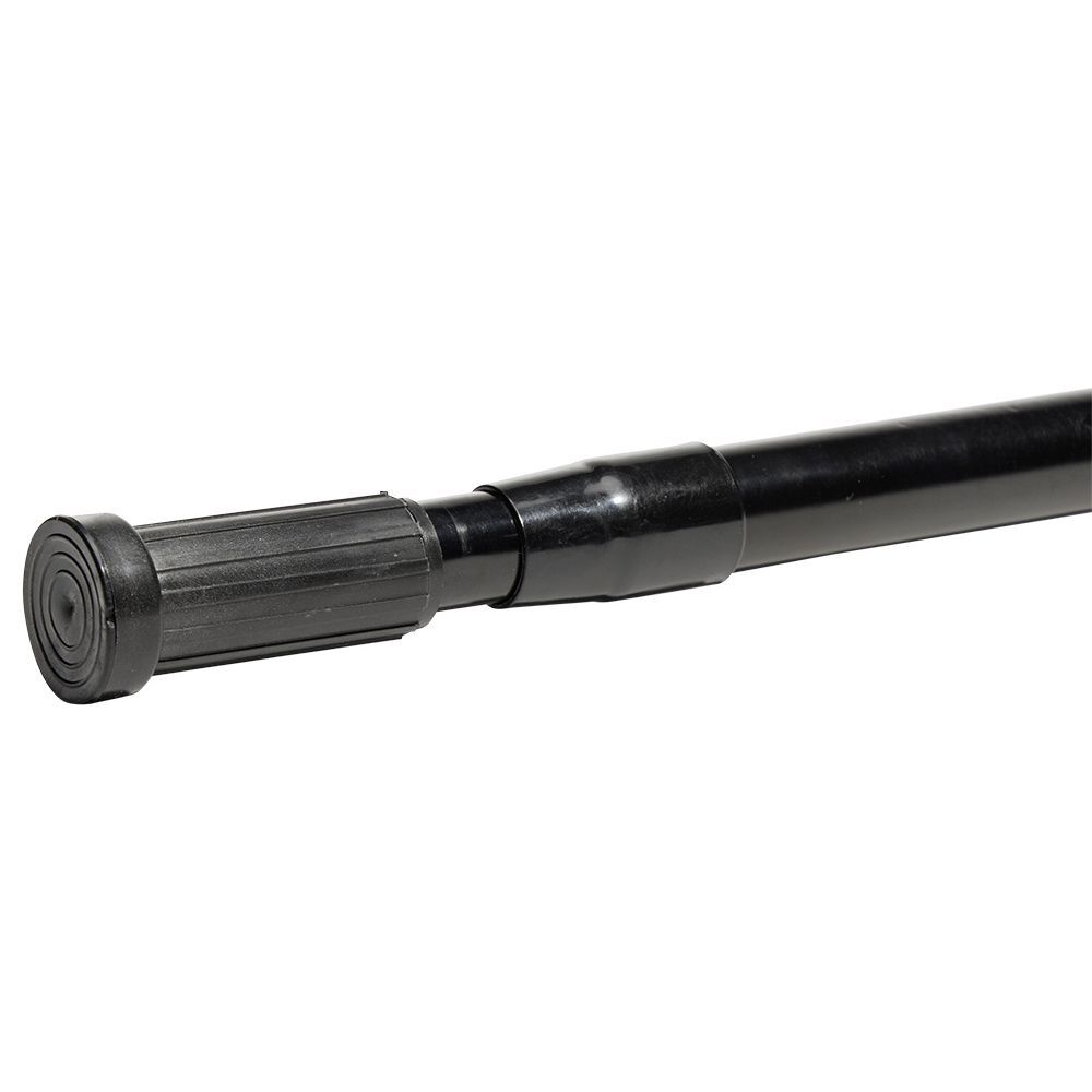 Barre de douche extensible noir 110-200 cm