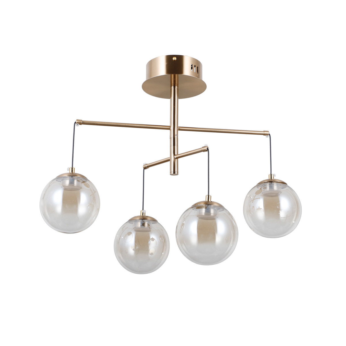 Lampa wisząca VELADA złota LED 4x20W Ciepła biel 1810lm Italux