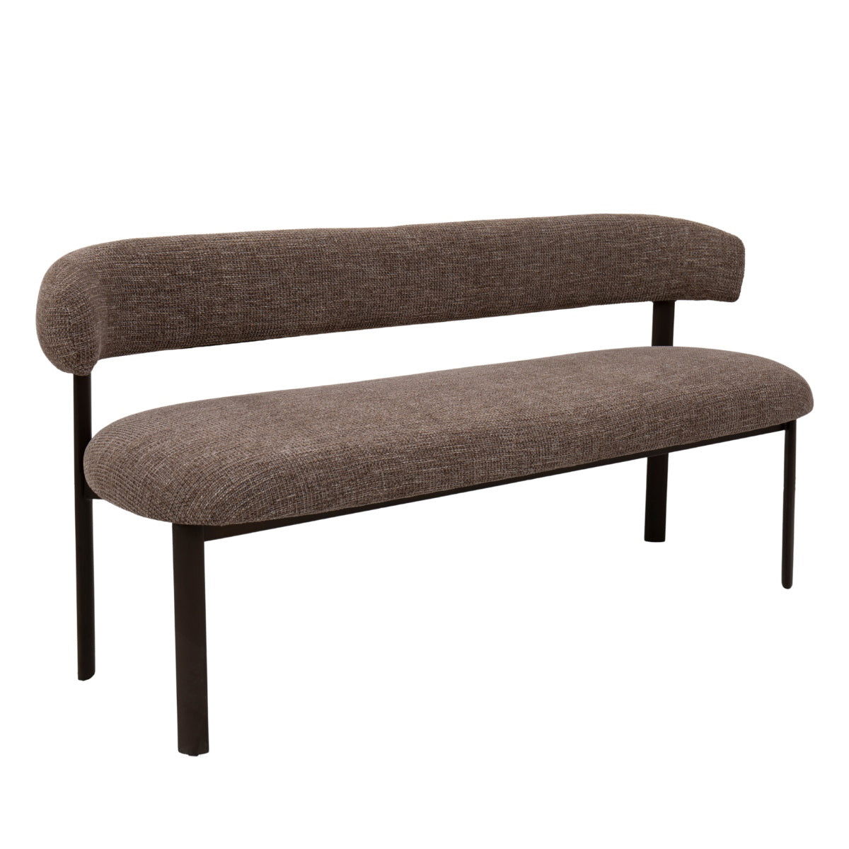 DÉJA Living Eetkamerbank Alamo - Taupe/Brons - 180cm