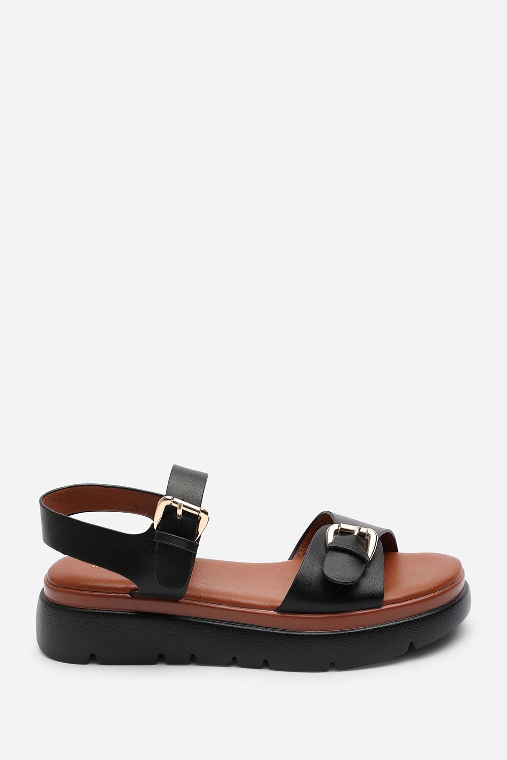 Where's That From Cirella' Dual Adjustable Buckle Strap Flatform Sandals