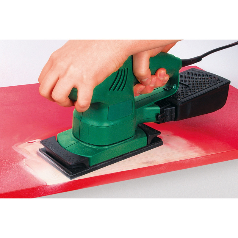 Patin abrasif pour surface laquée G80 185 x 80 mm 10 pièces WOLFCRAFT