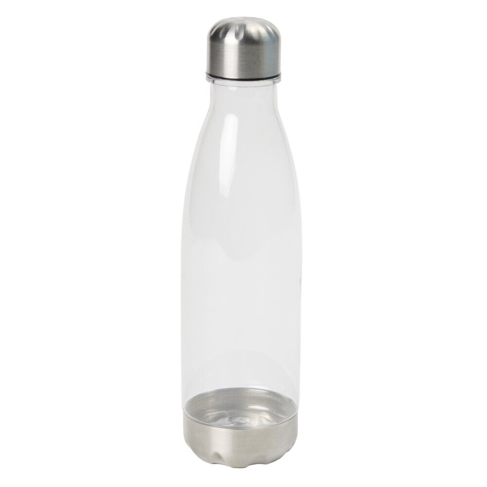 Bouteille acier et plastique transparent 500ml