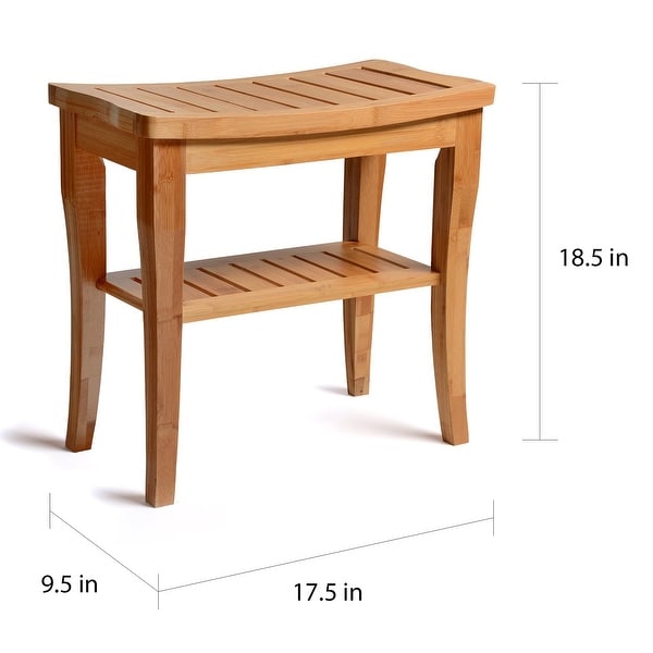 Deluxe Bamboo Shower Bench